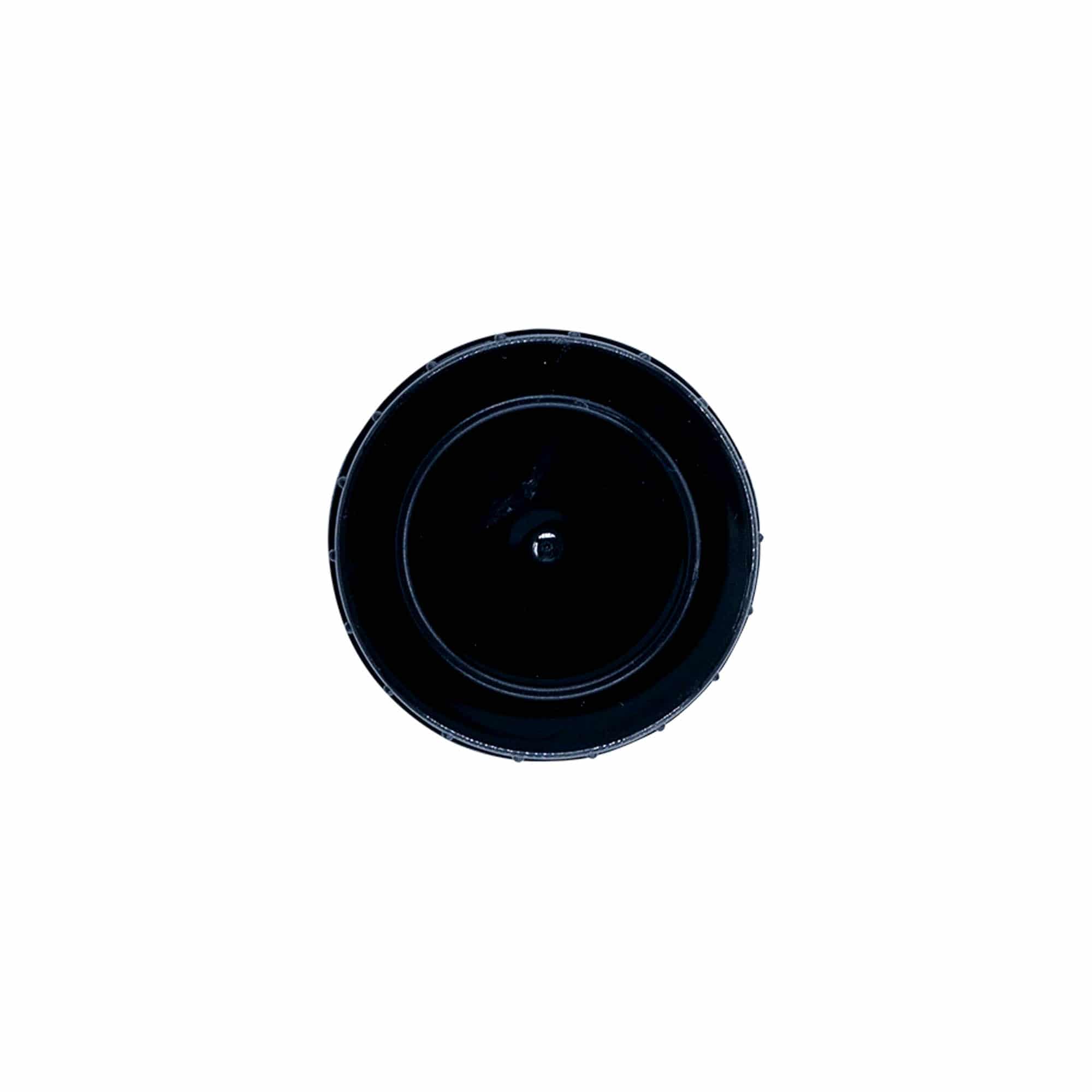 Schroefdop, PP-kunststof, zwart, voor opening: DIN 32 Schroefdop, PP-kunststof, zwart, voor opening: DIN 32