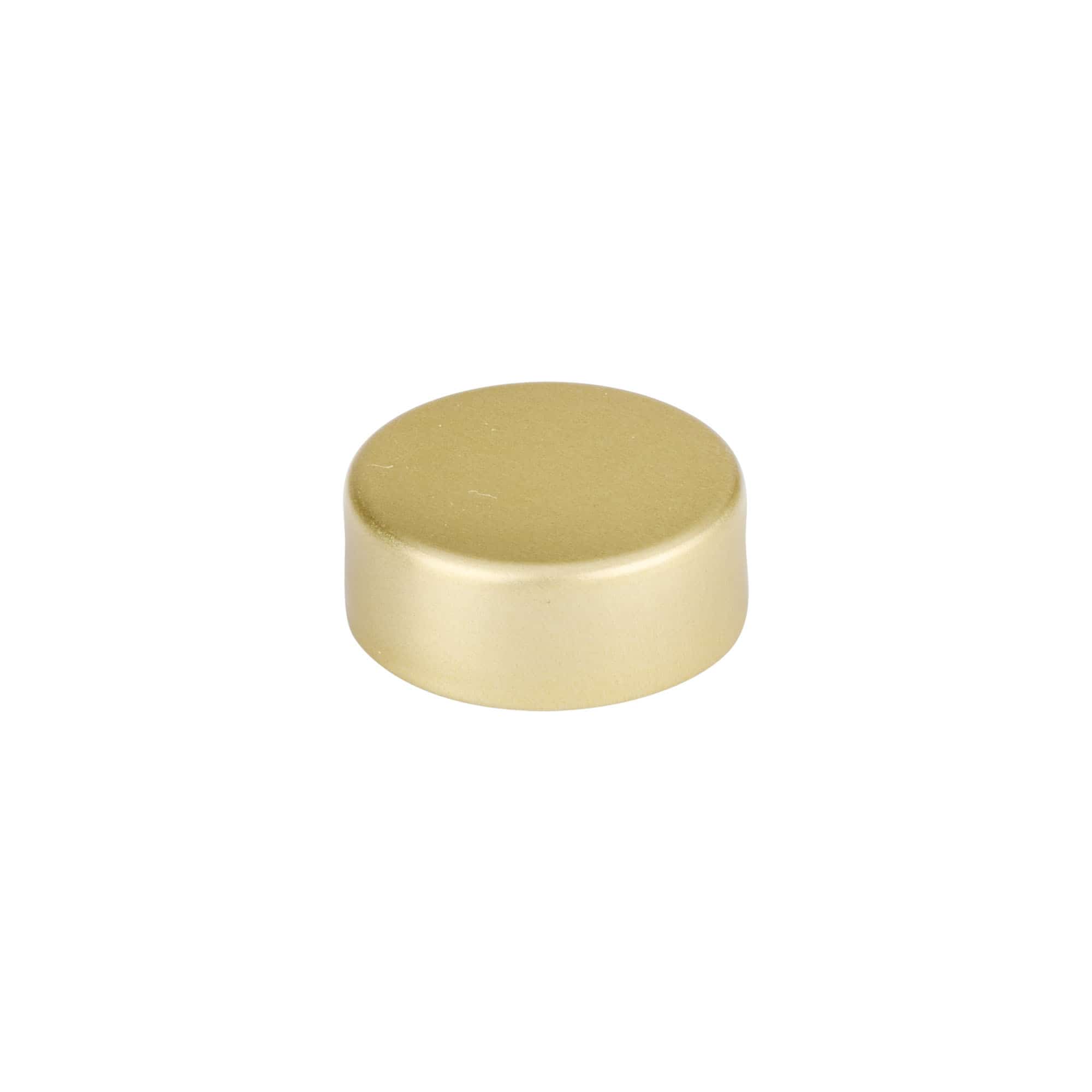 Schroefdop, metaal, goud, voor opening: GPI 28/400