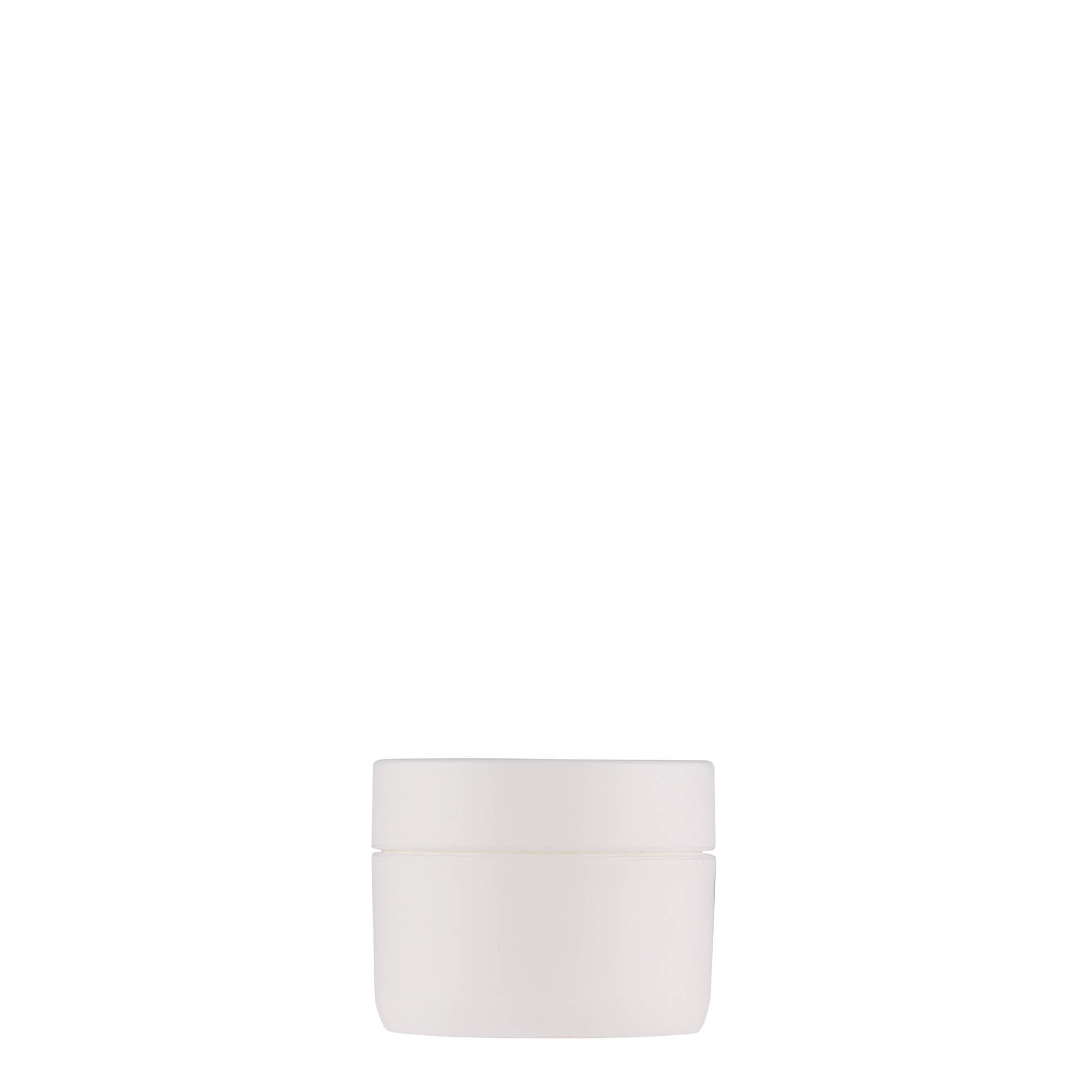 10 ml kunststofflesje 'Antonella', PP, wit, opening: schroefdop