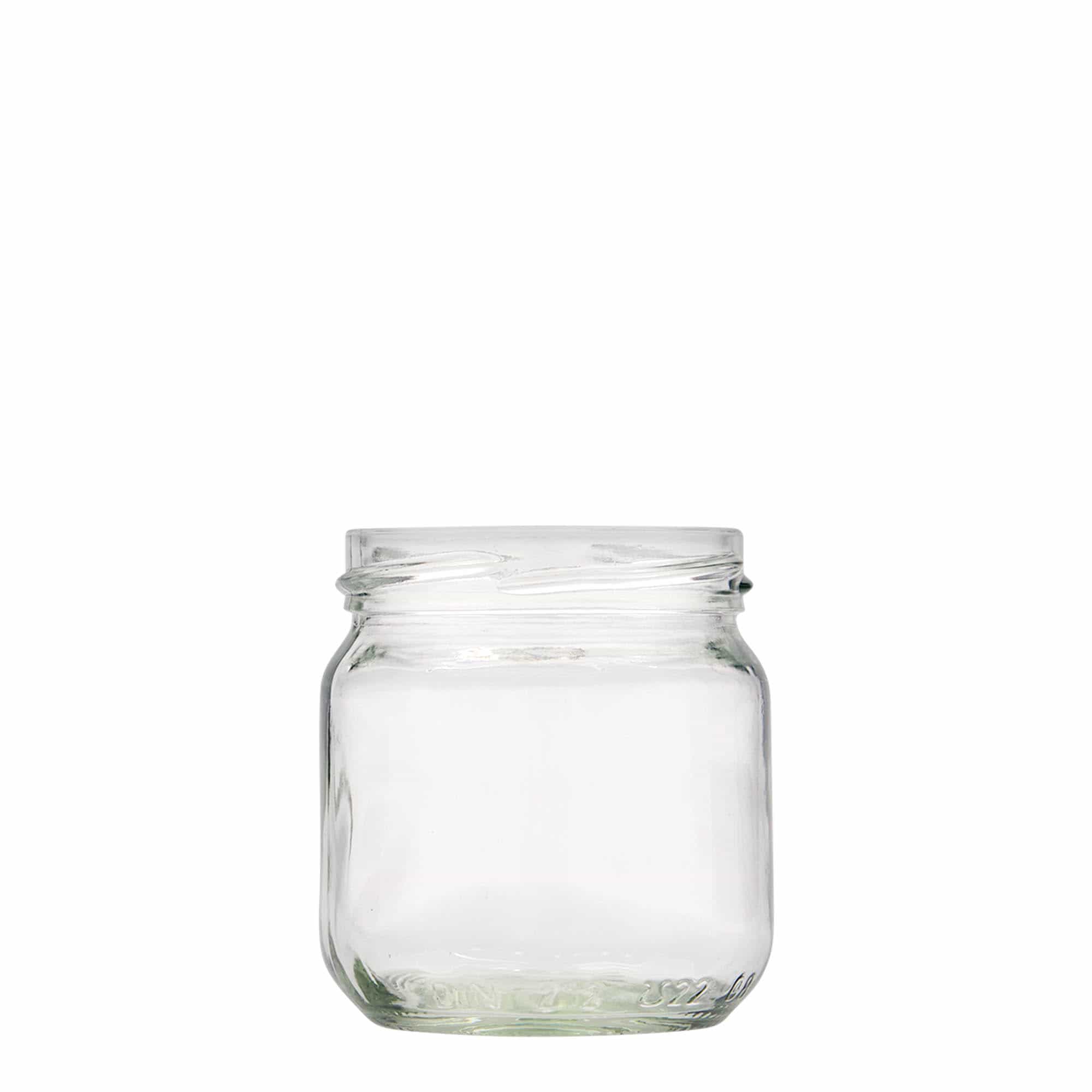 212 ml ronde glazen pot, opening: twist-off (TO 66)