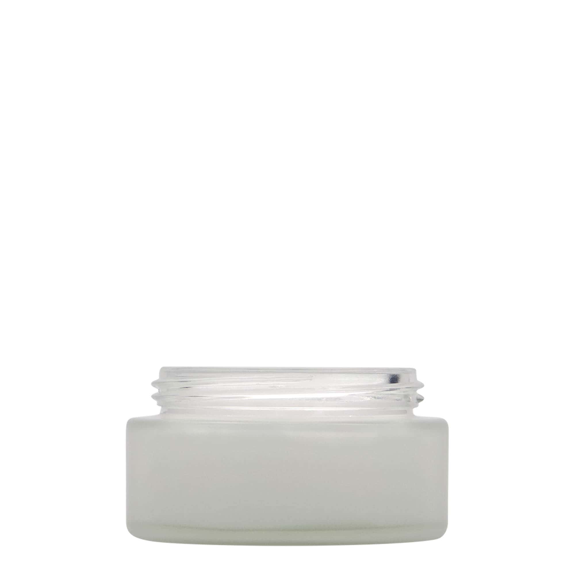 100 ml potje 'Platin Editie', glas, geëtst, opening: schroefdop