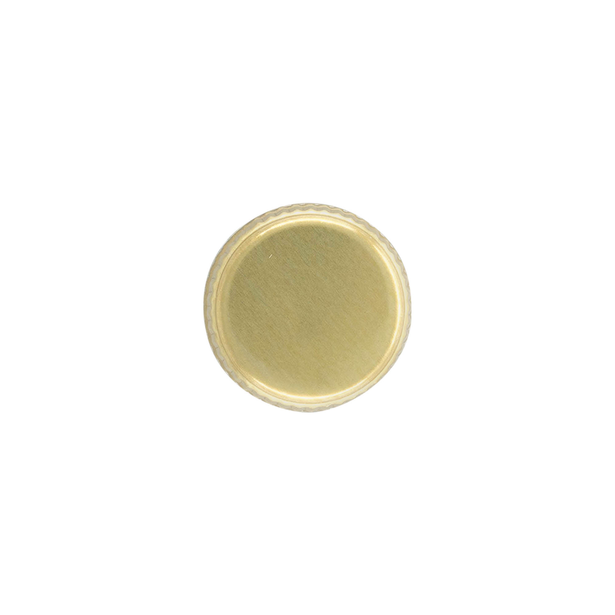Schroefdop, metaal, goud, voor opening: PP 28