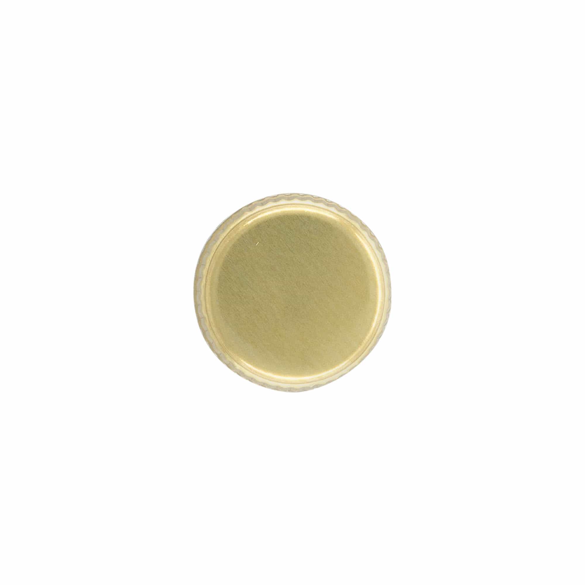 Schroefdop, metaal, goud, voor opening: PP 28