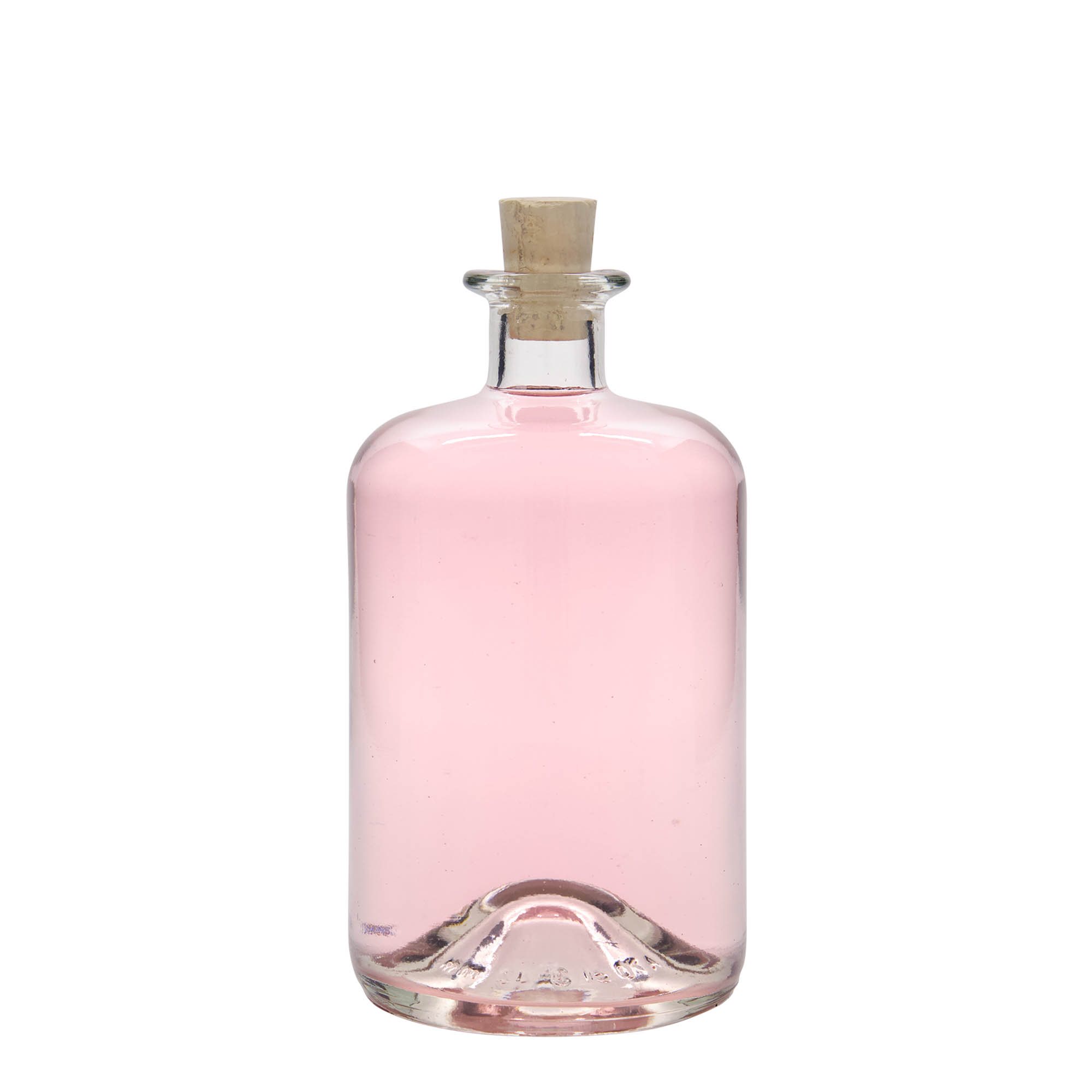 700 ml glazen fles apotheker, opening: kurk 700 ml glazen fles apotheker, opening: kurk