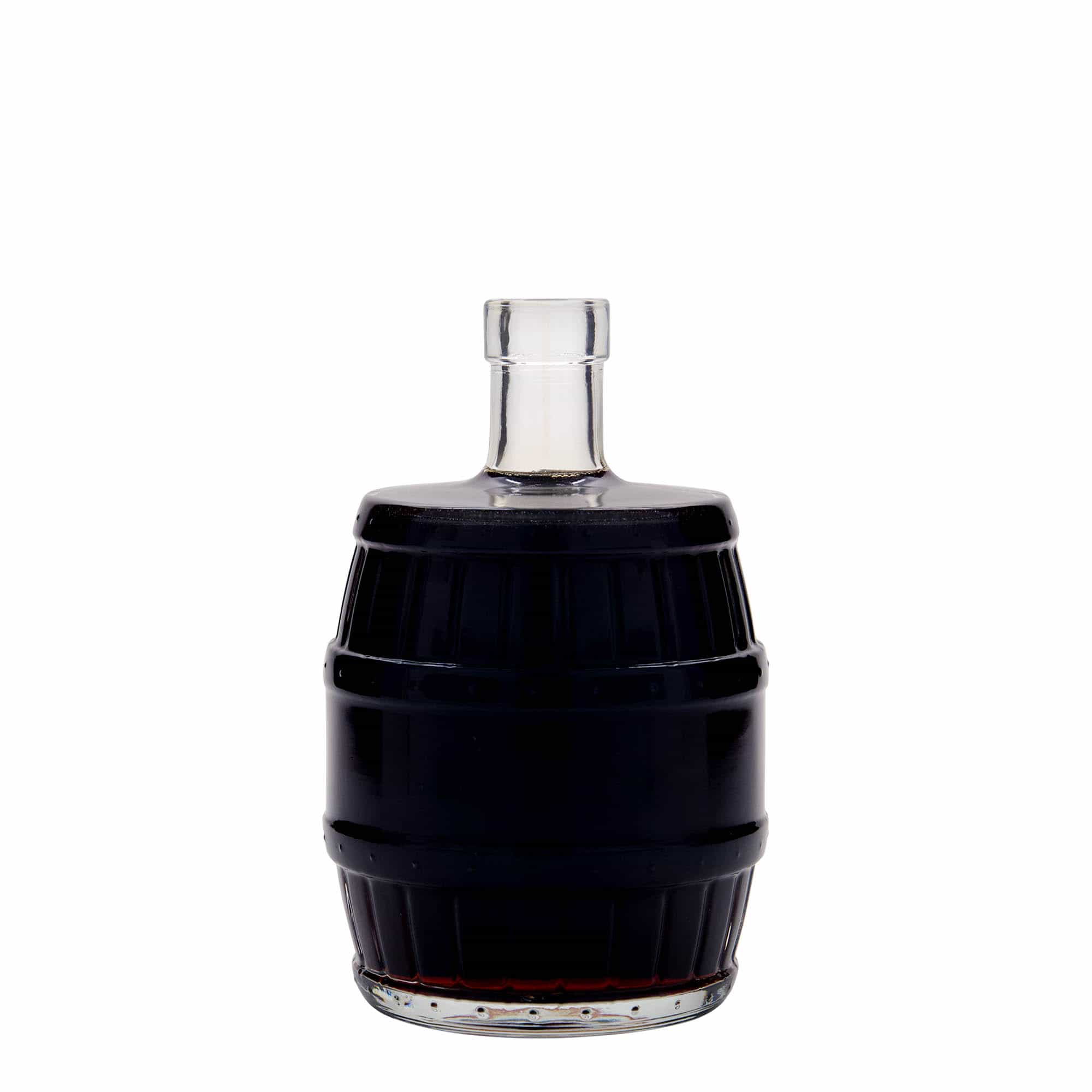 500 ml glazen fles 'vat', opening: kurk