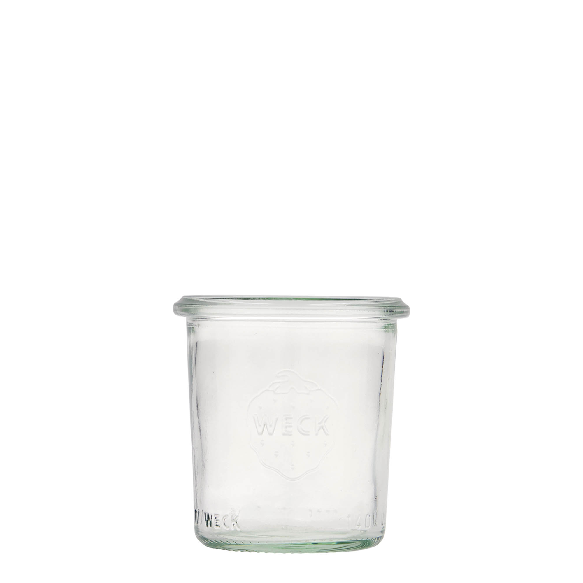 140 ml WECK-omkeerglas, opening: ronde rand