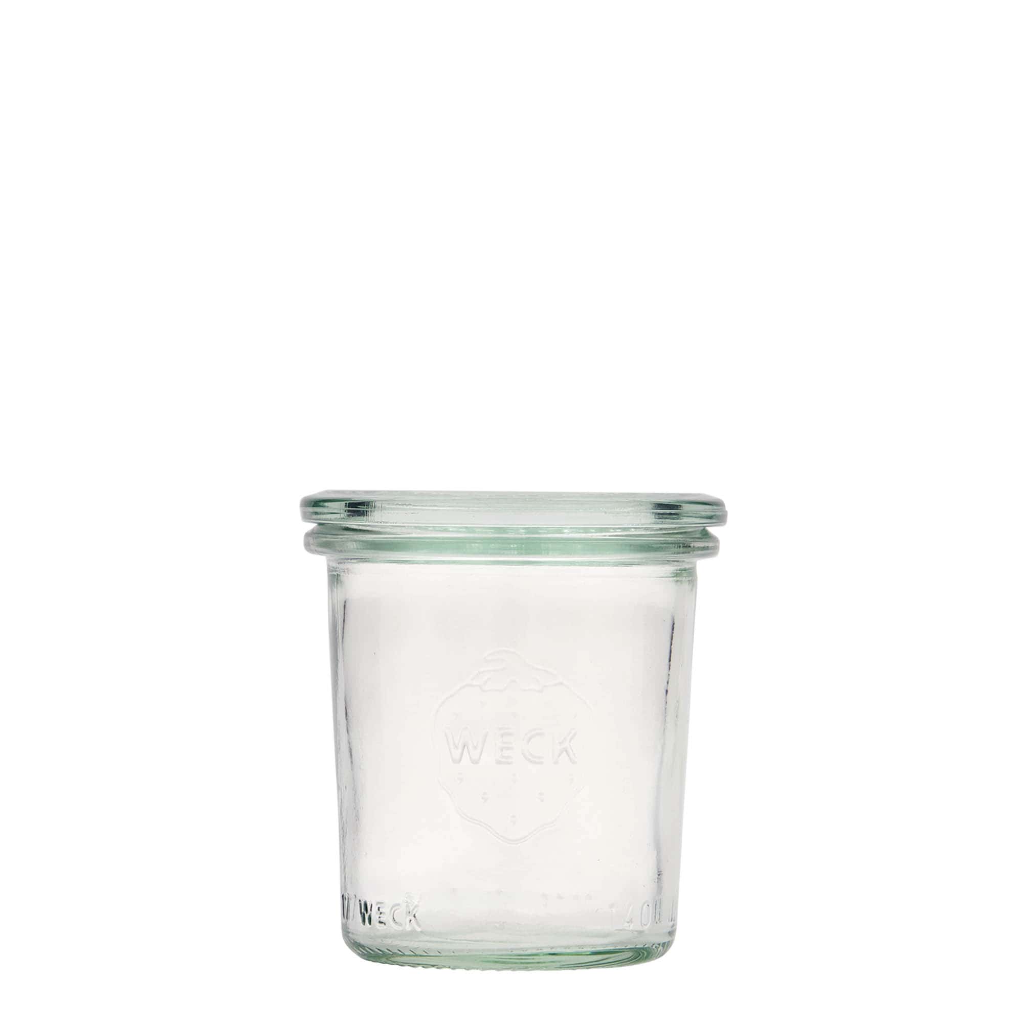 140 ml WECK-omkeerglas, opening: ronde rand