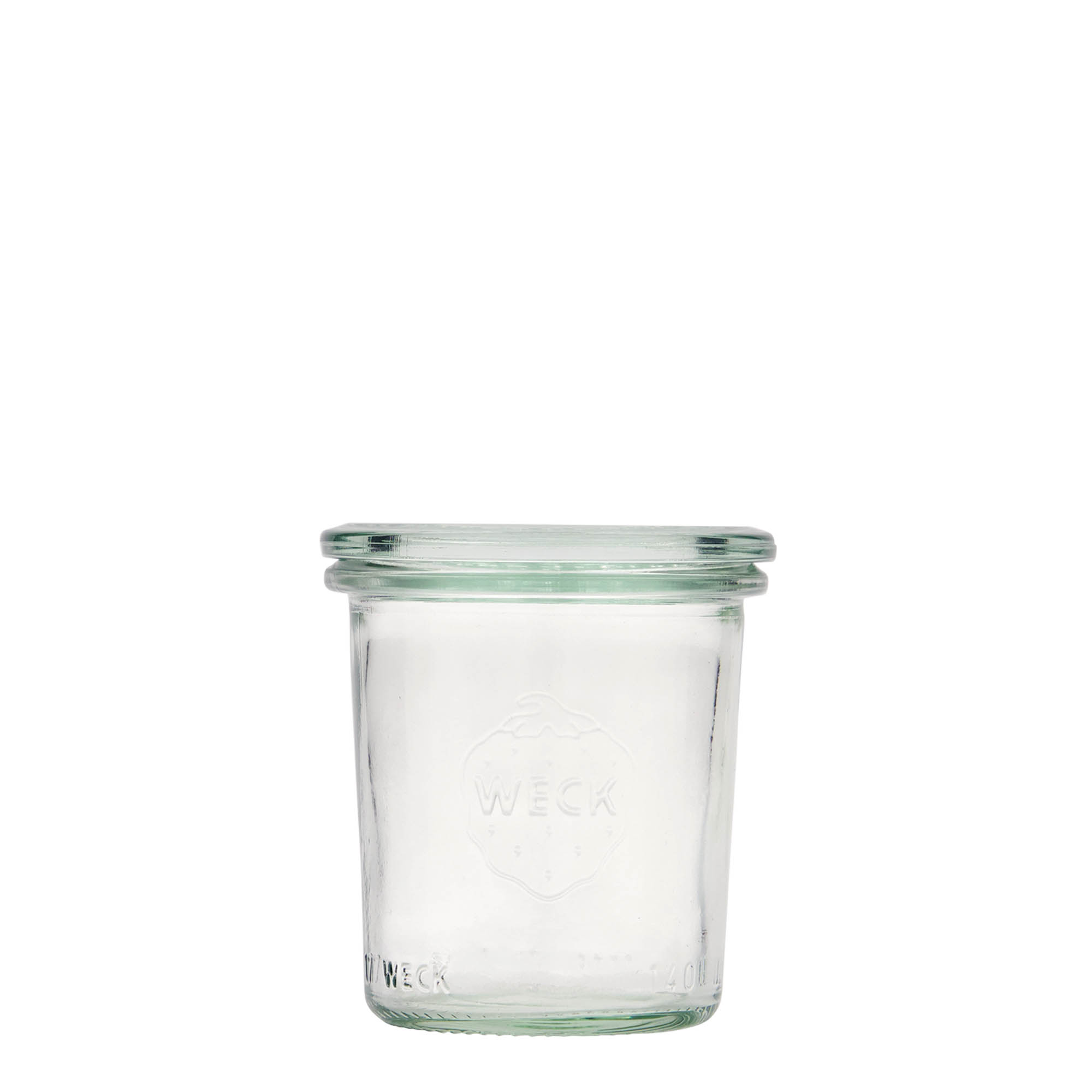 140 ml WECK-omkeerglas, opening: ronde rand
