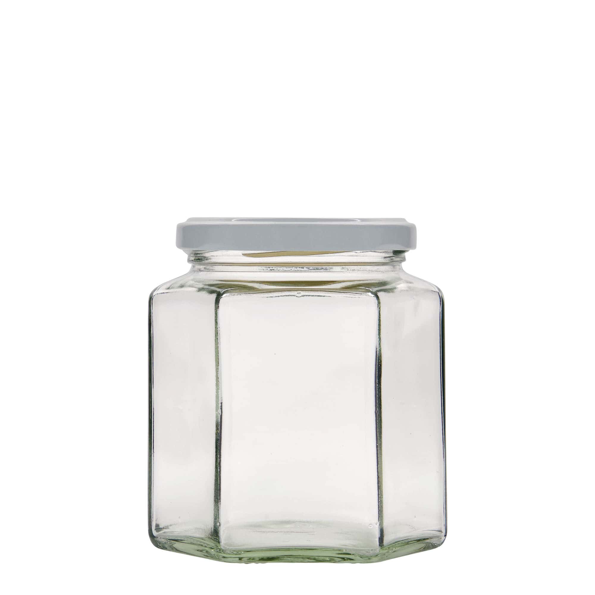 390 ml zeskantglas, opening: twist-off (TO 70)