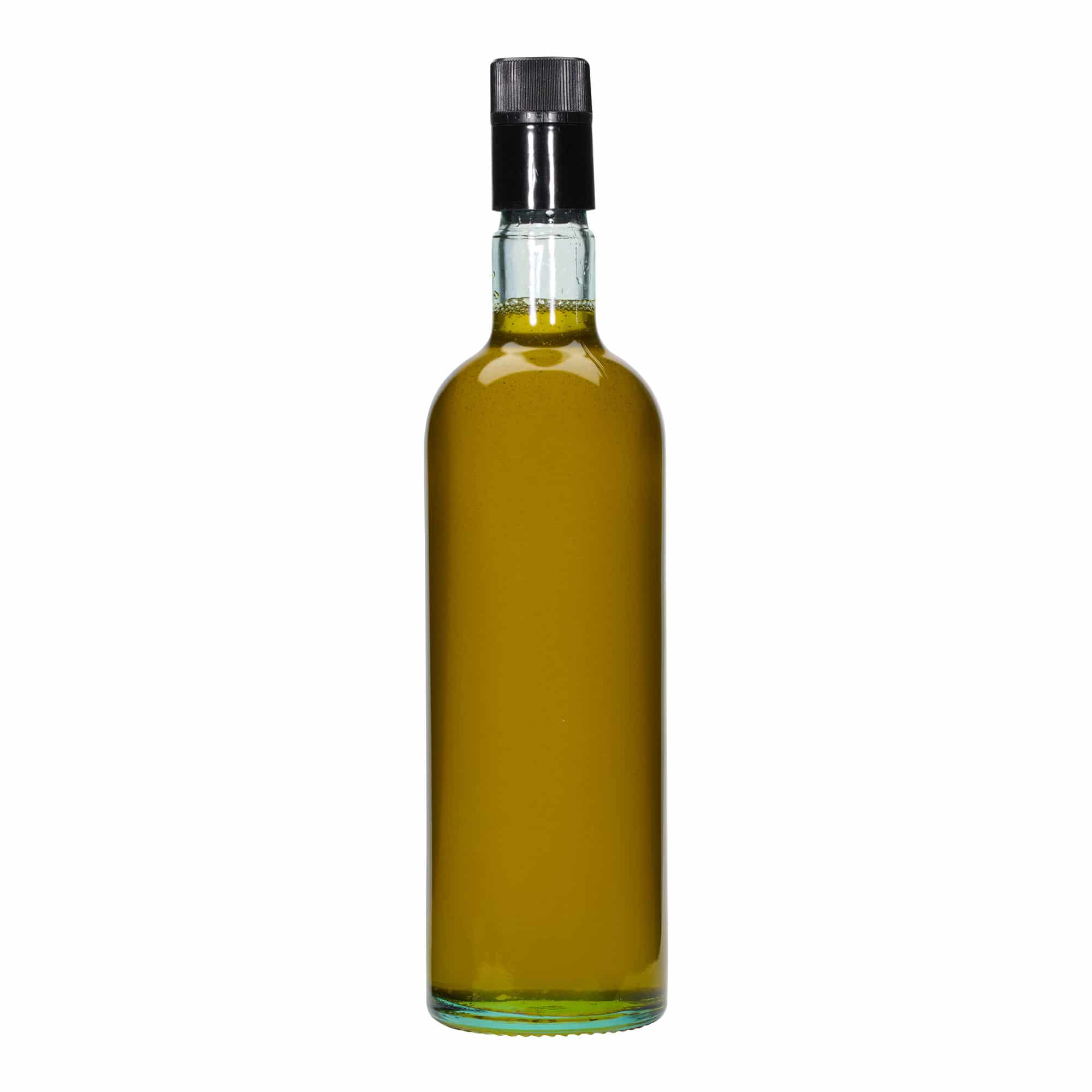 750 ml azijn-/olieflacon 'Willy New', glas, lichtgroen, mondstuk: DOP