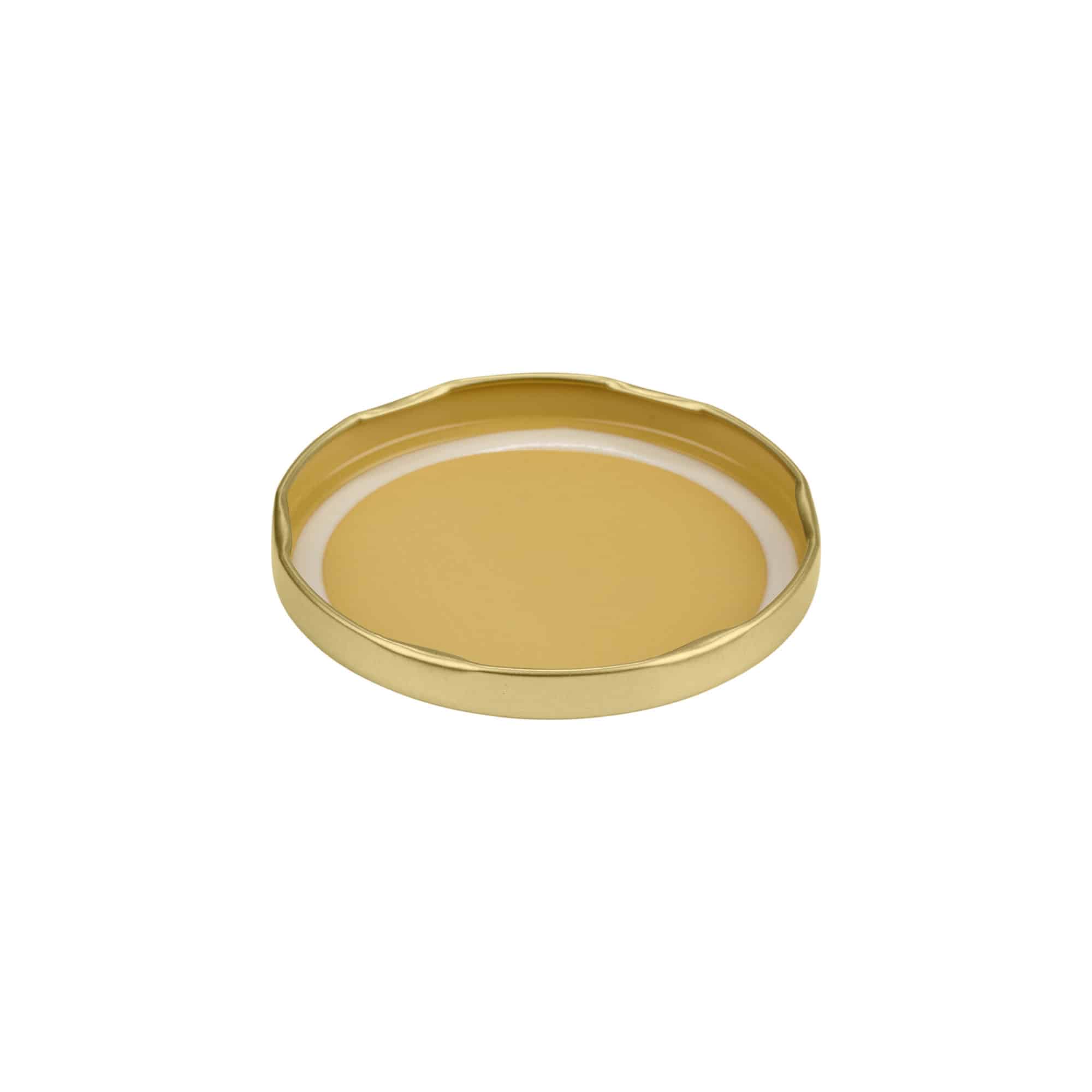 Twist-offdeksel, blik, goud, voor monding: TO 82