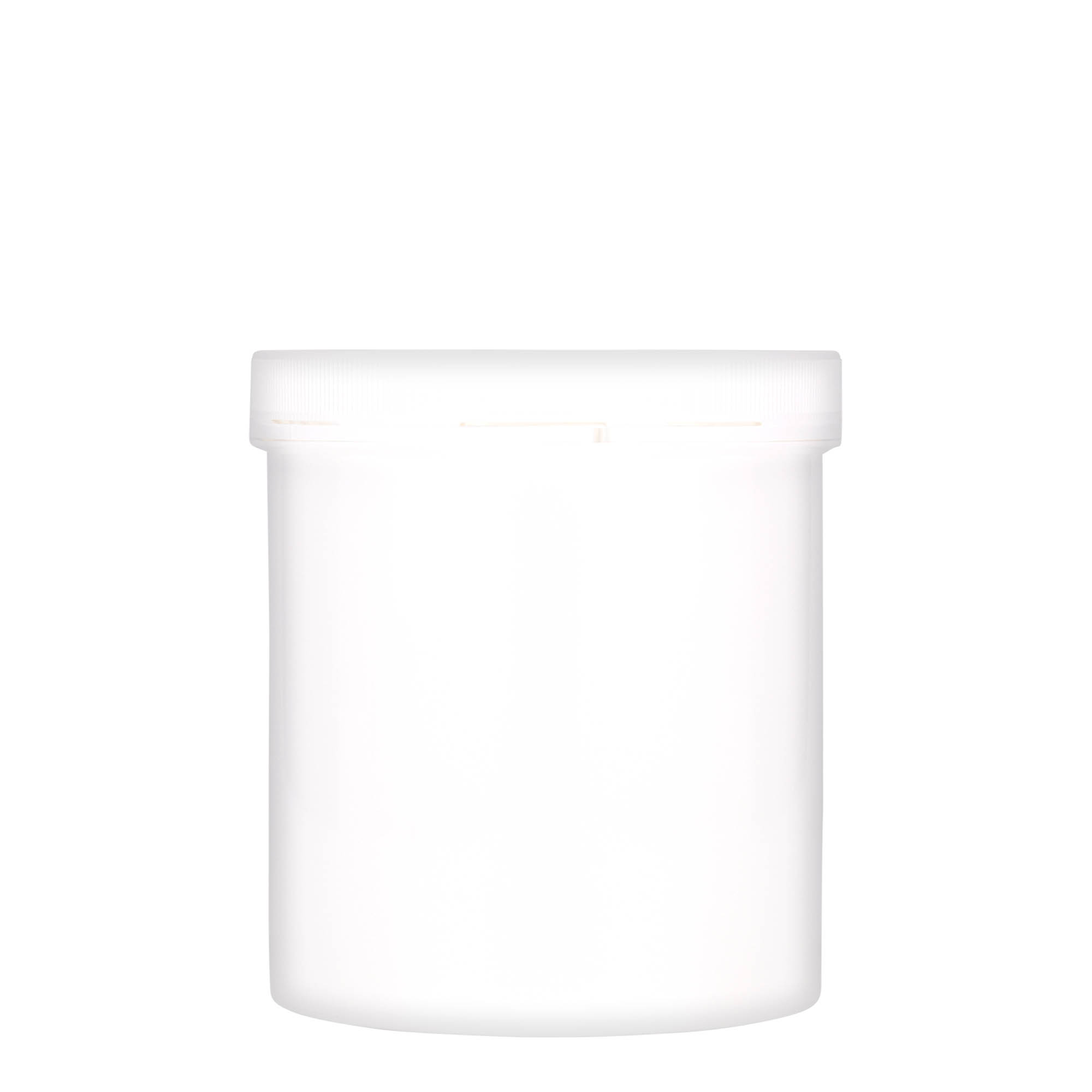 Plastic pot 'Securilock', 1000 ml, PP, wit, monding: schroefsluiting