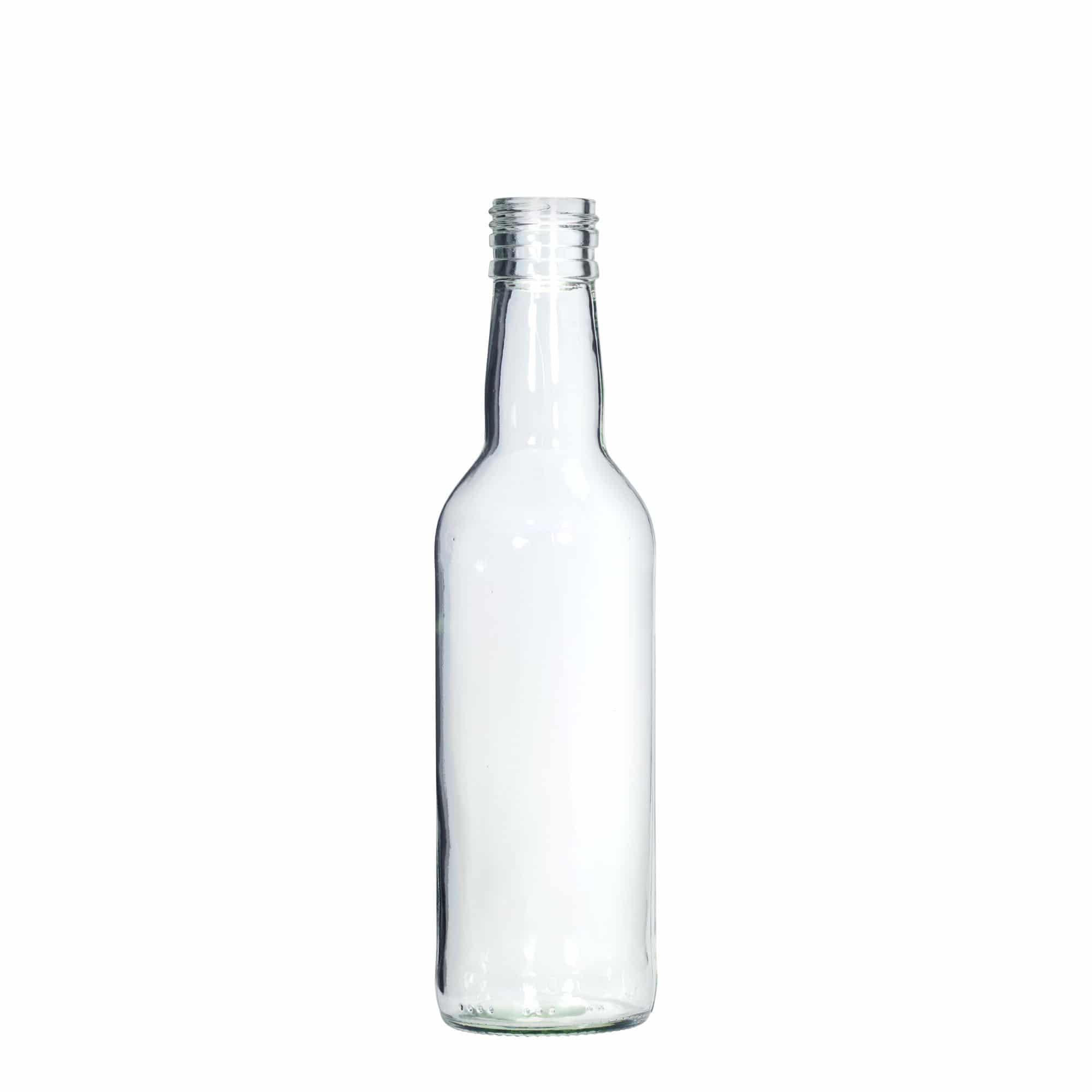 350 ml universele fles, glas, mondstuk: PP 31,5