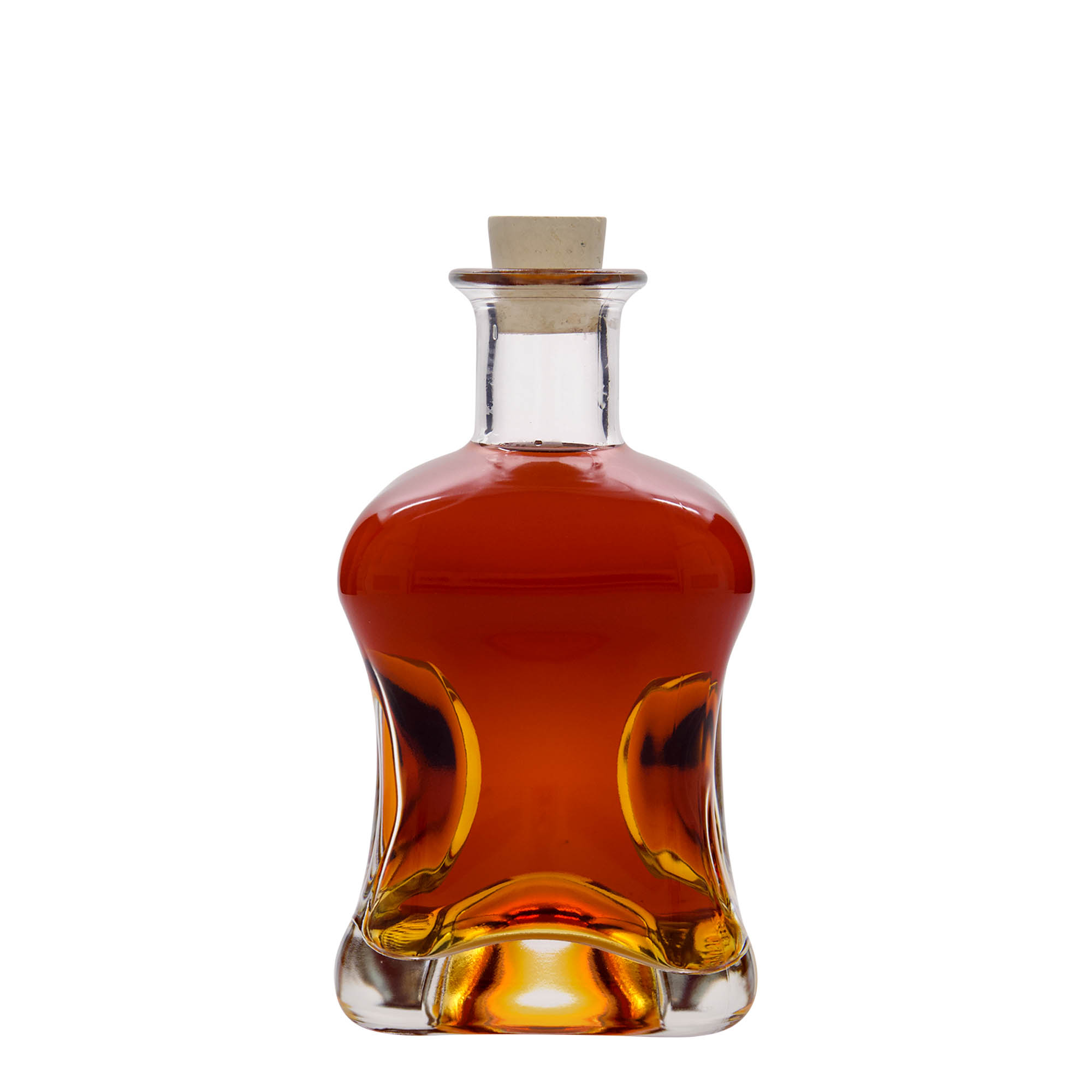 500 ml glazen fles 'Dublin', vierkant, opening: kurk 500 ml glazen fles 'Dublin', vierkant, opening: kurk