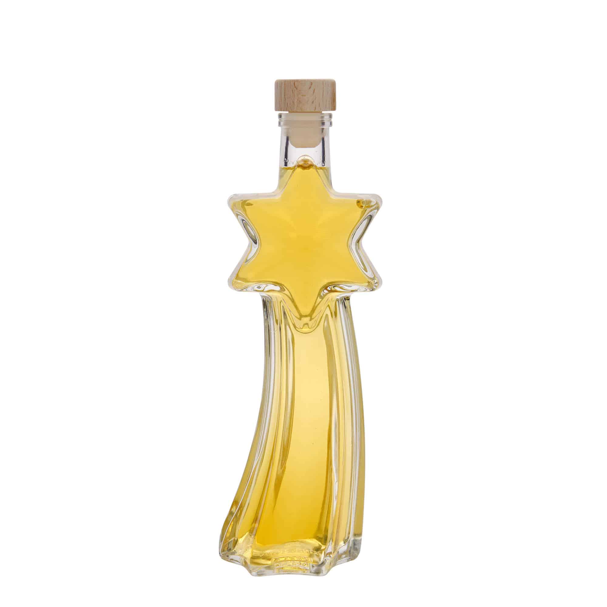 200 ml glazen fles 'Sternschnuppe', opening: kurk