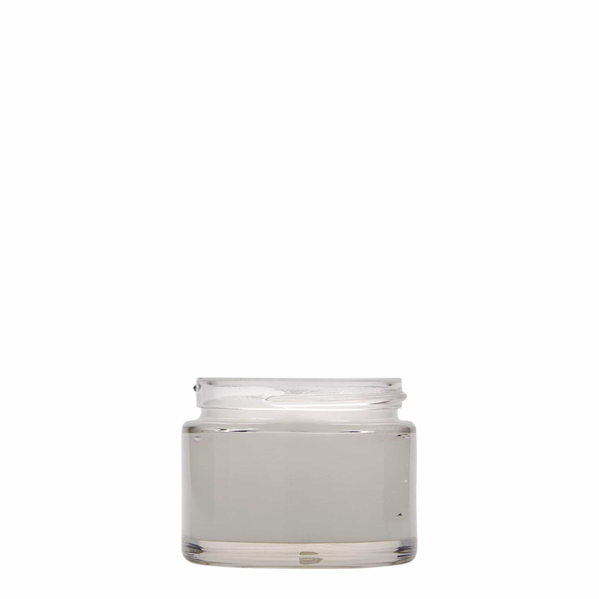50 ml potje 'Beauty', glas, opening: schroefdop