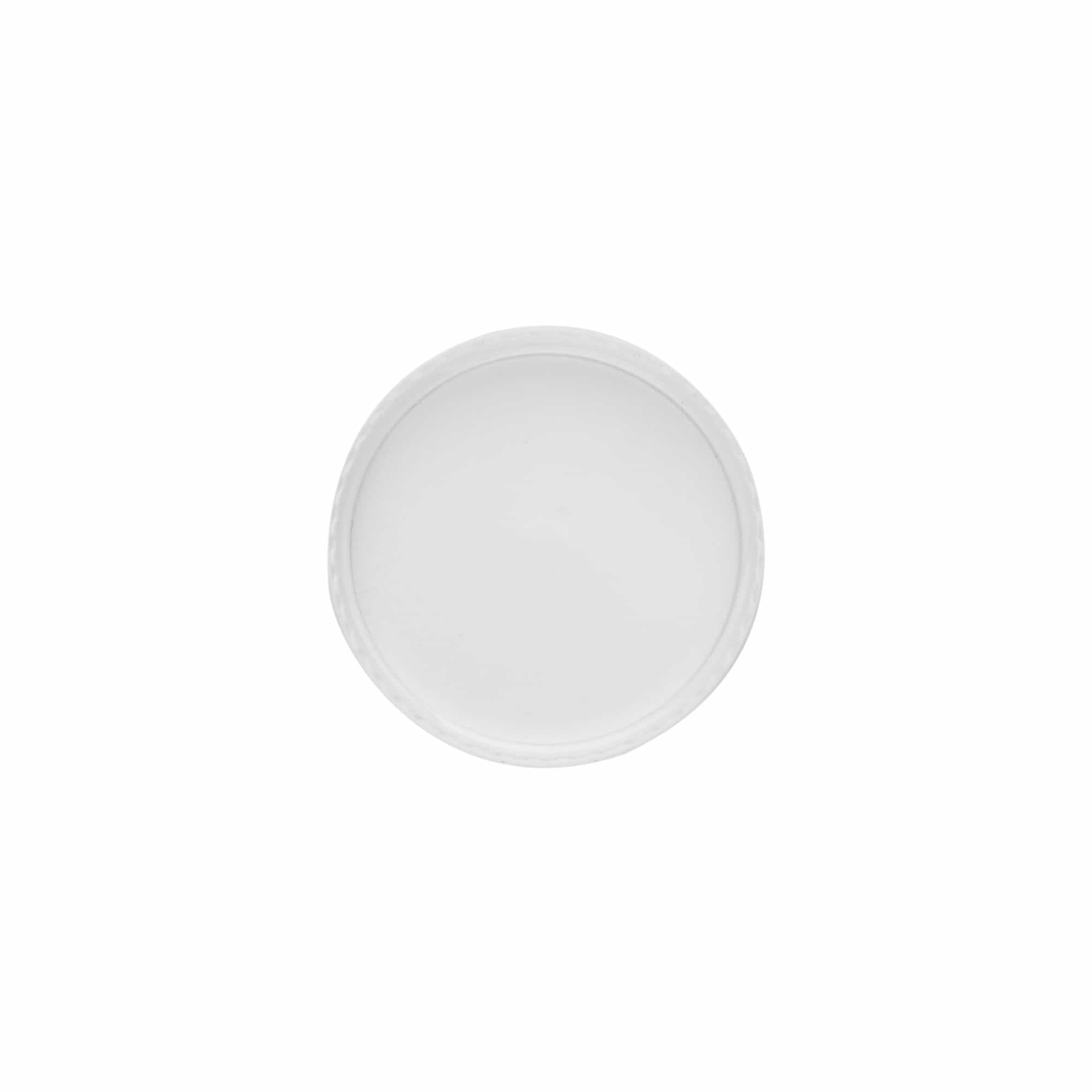 Schroefdop voor 10 ml 'Antonella', PP-kunststof, wit