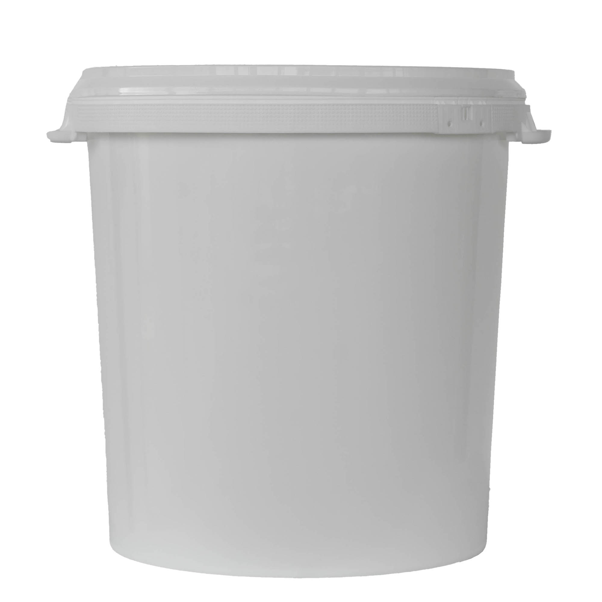 30 l emmer, PP-kunststof, wit