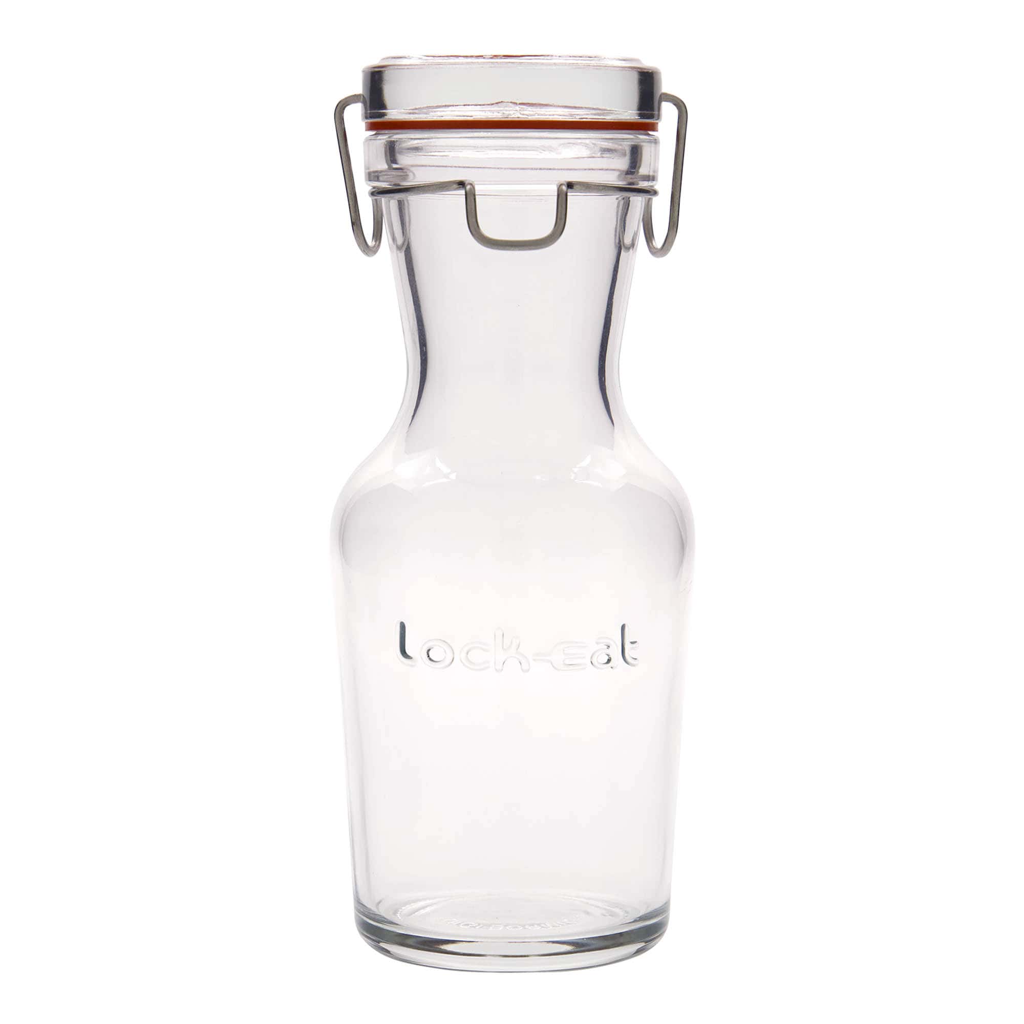 Glazen karaf 'Lock-Eat', 500 ml, monding: beugelsluiting
