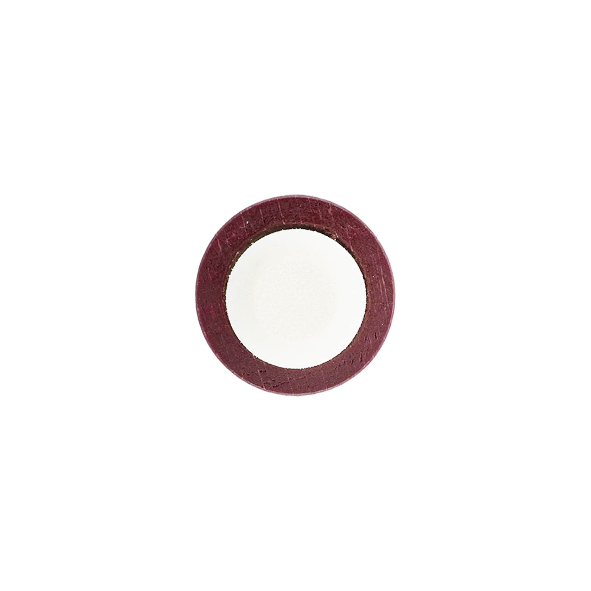 Handkurk 19 mm, hout/kunststof, bordeauxrood, voor monding: kurk