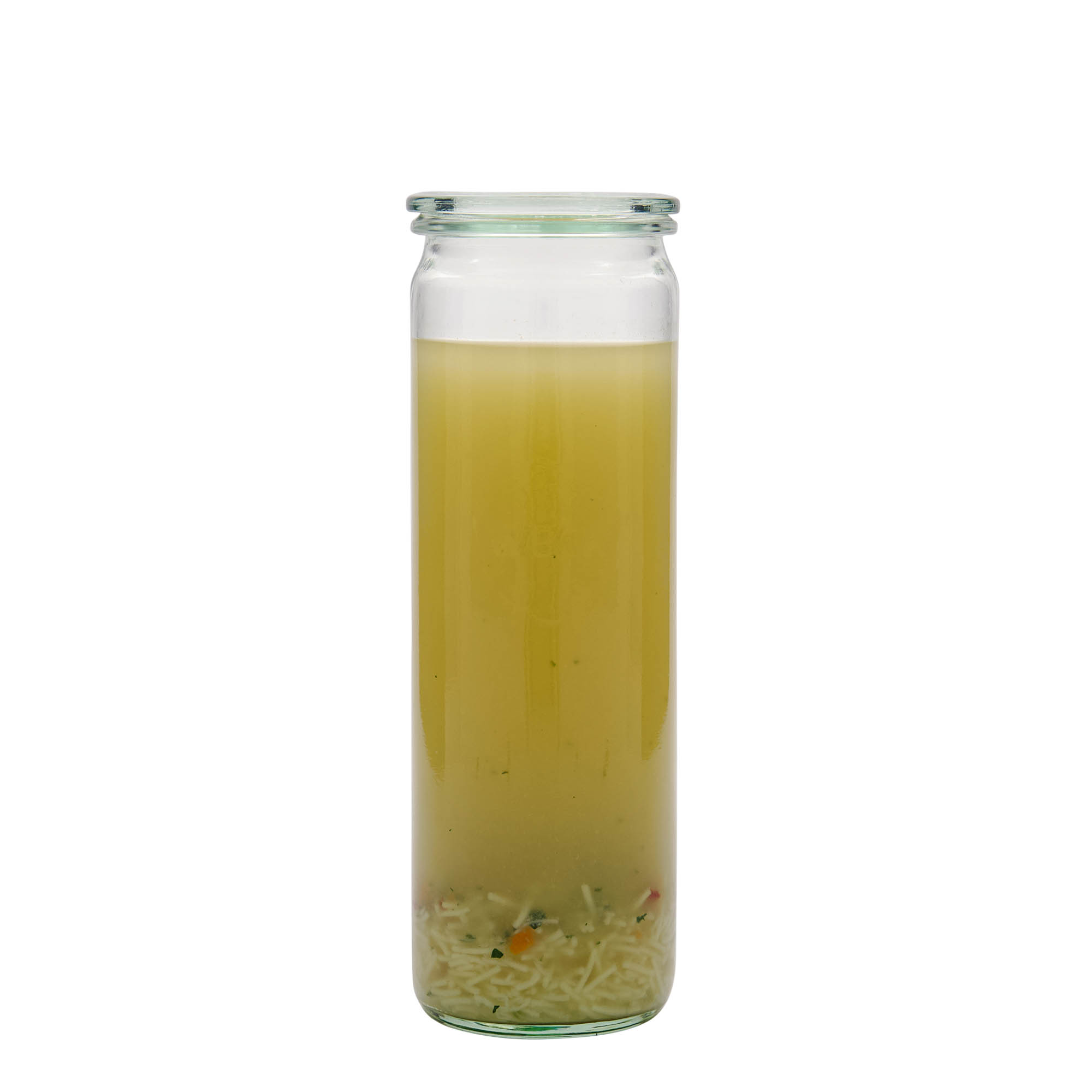 600 ml WECK-cilinderglas, opening: ronde rand