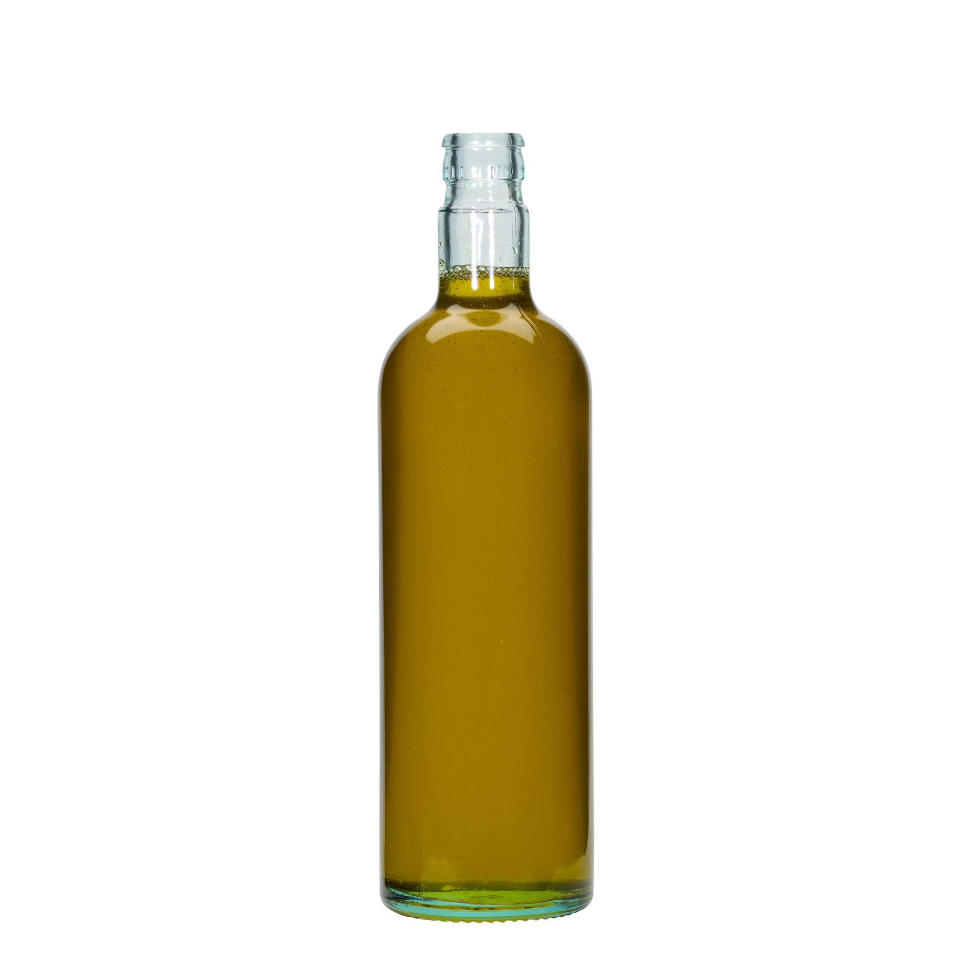 750 ml azijn-/olieflacon 'Willy New', glas, lichtgroen, mondstuk: DOP