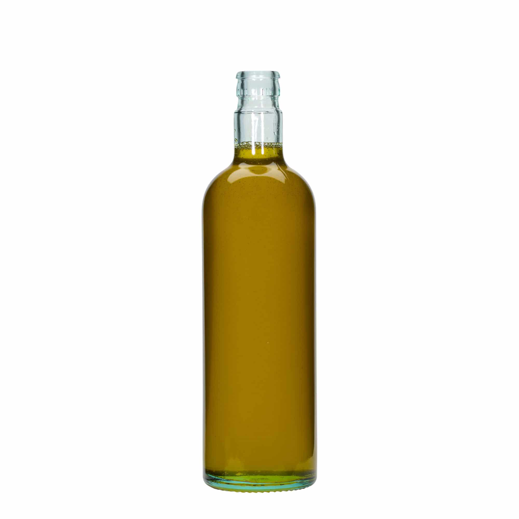 750 ml azijn-/olieflacon 'Willy New', glas, lichtgroen, mondstuk: DOP