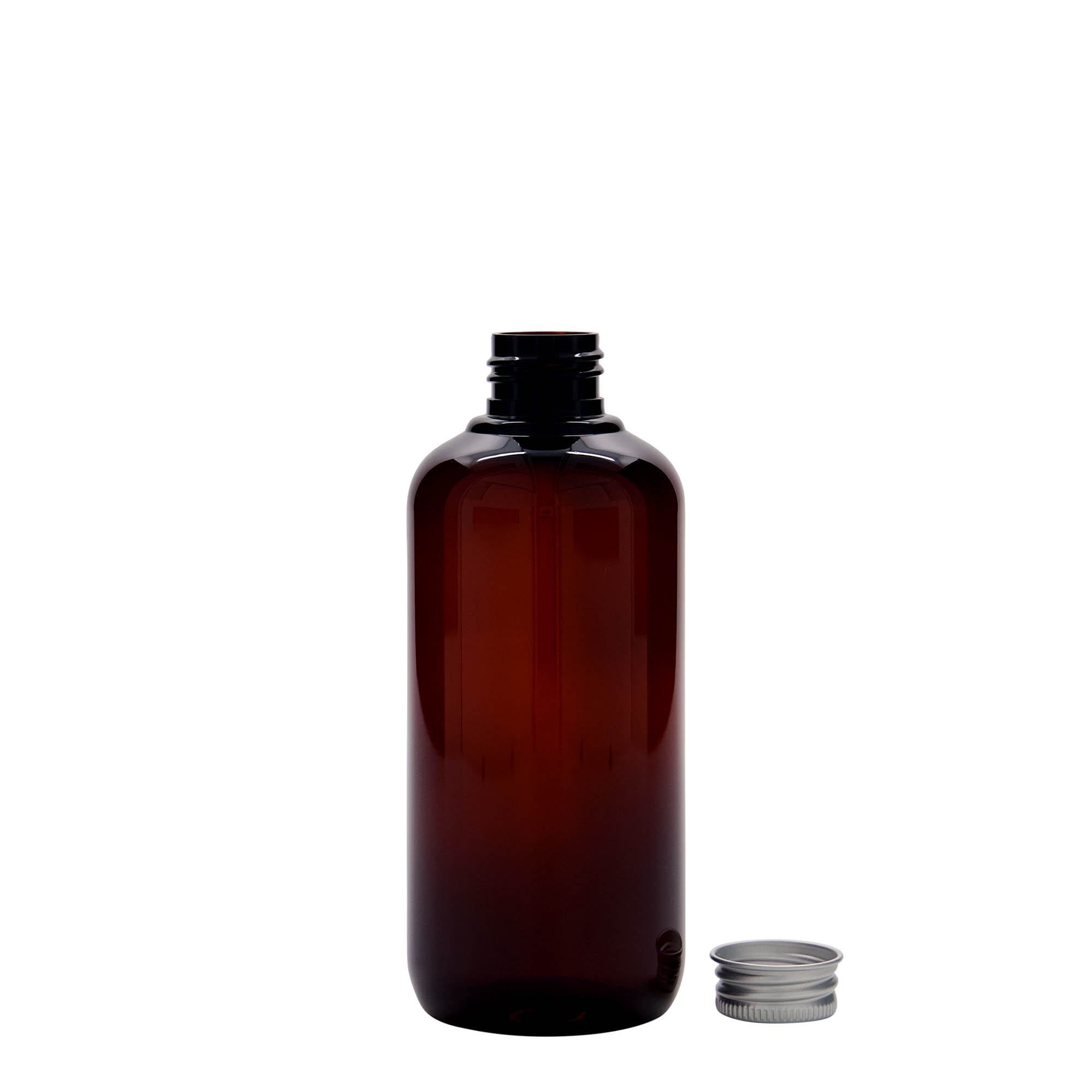 250 ml recyclebare kunststoffles 'Victor's Best', PCR, bruin, hals: 24/410