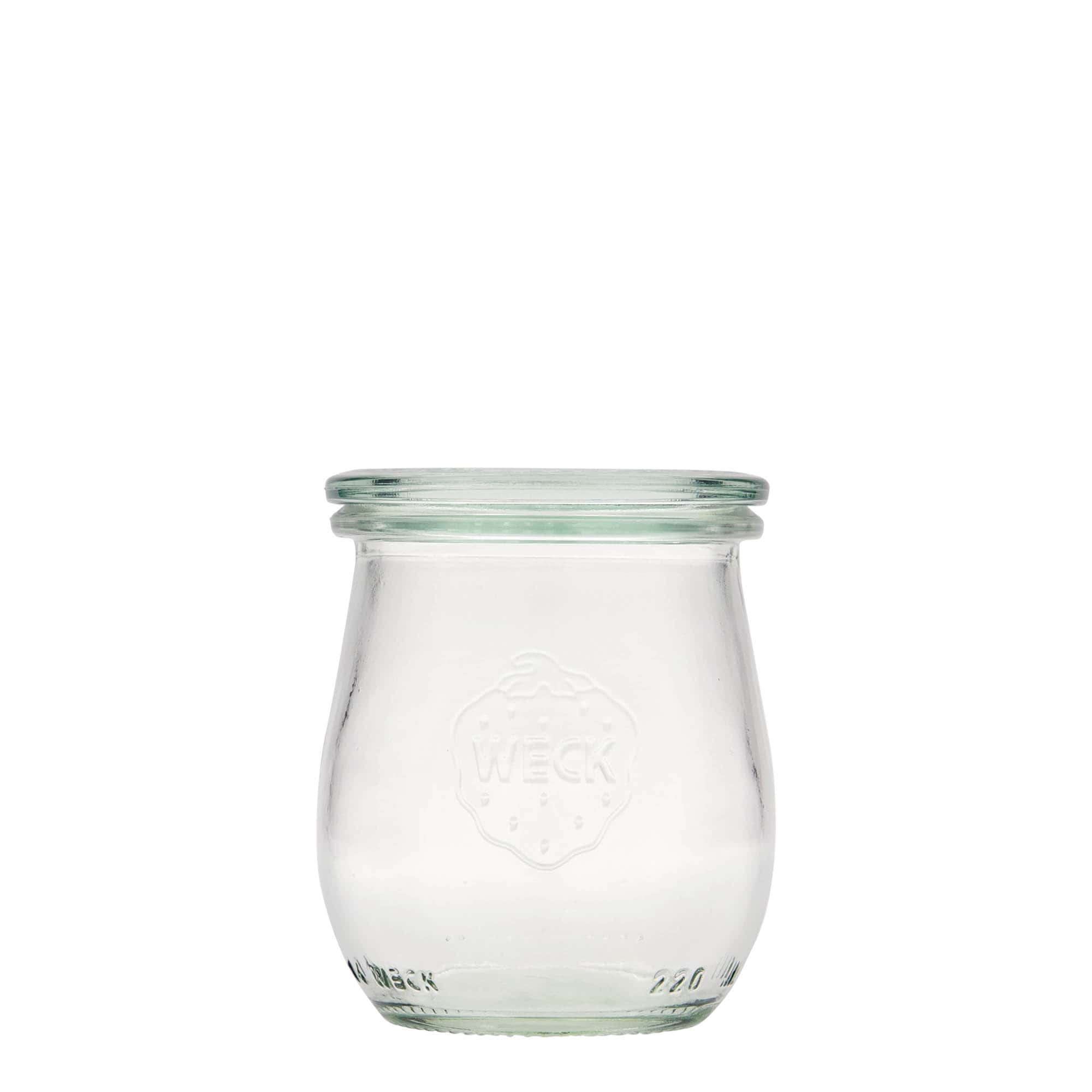 220 ml WECK tulpenglas, opening: ronde rand