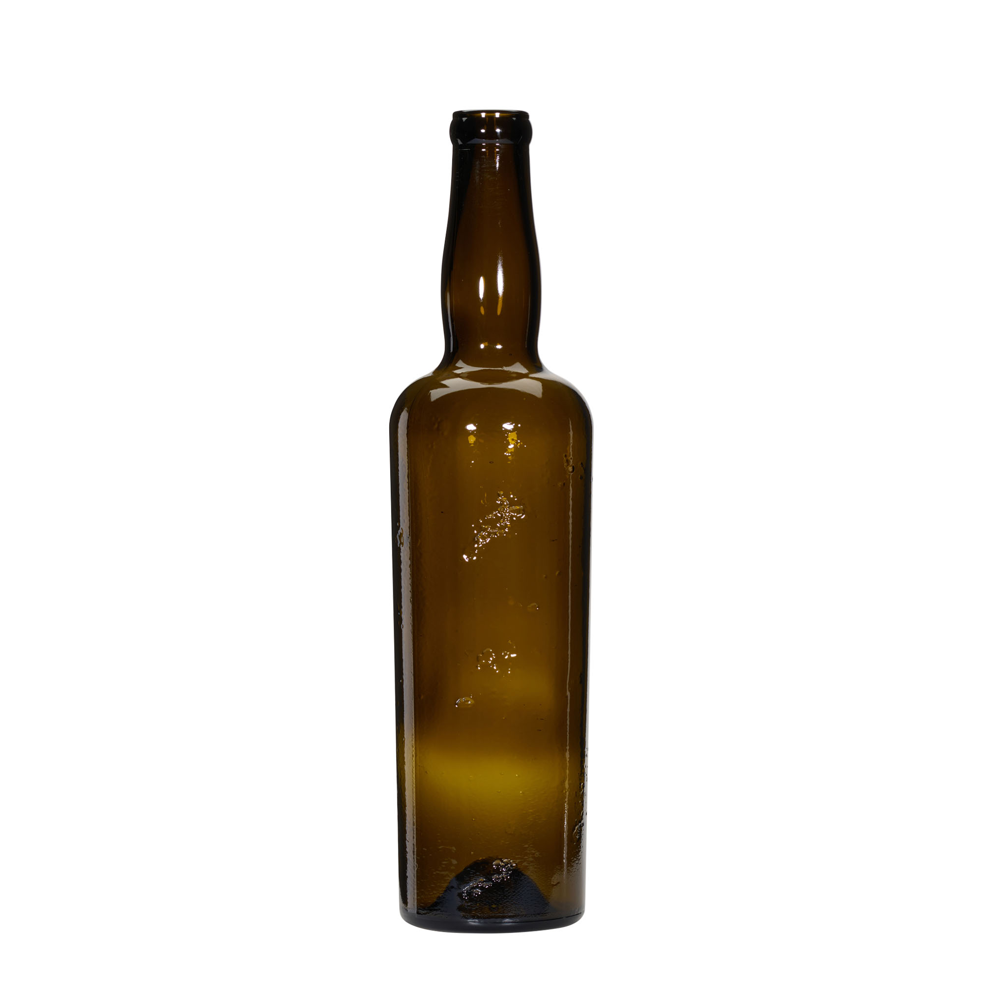 750 ml Wild Crafted glazen fles 'Siroco', bruin, hals: kurk