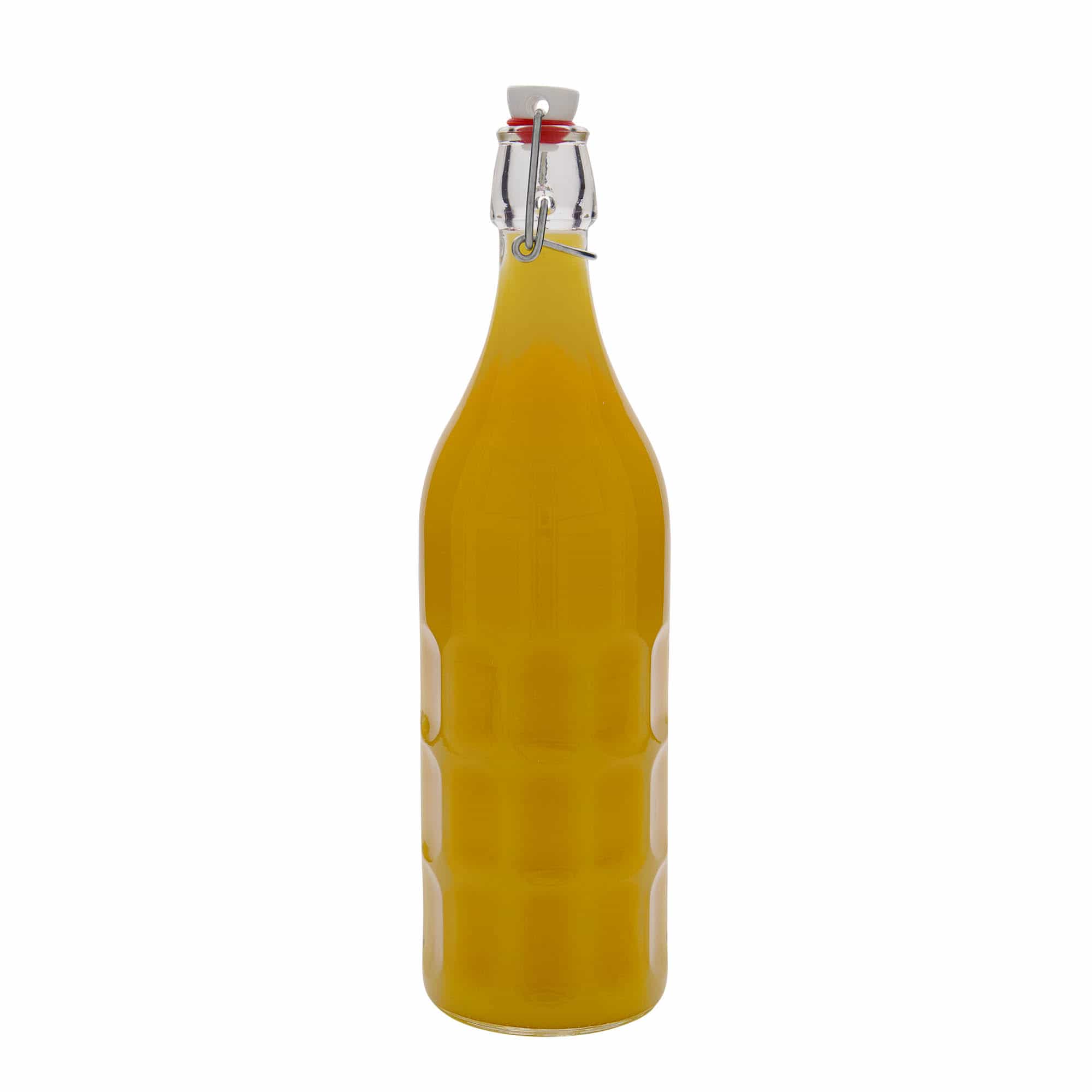 Glazen fles 'Moresca', 1000 ml, monding: beugelsluiting