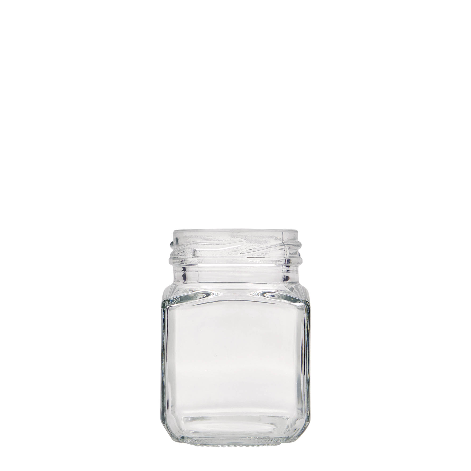 106 ml vierkant glas, opening: Twist-Off (TO 48)