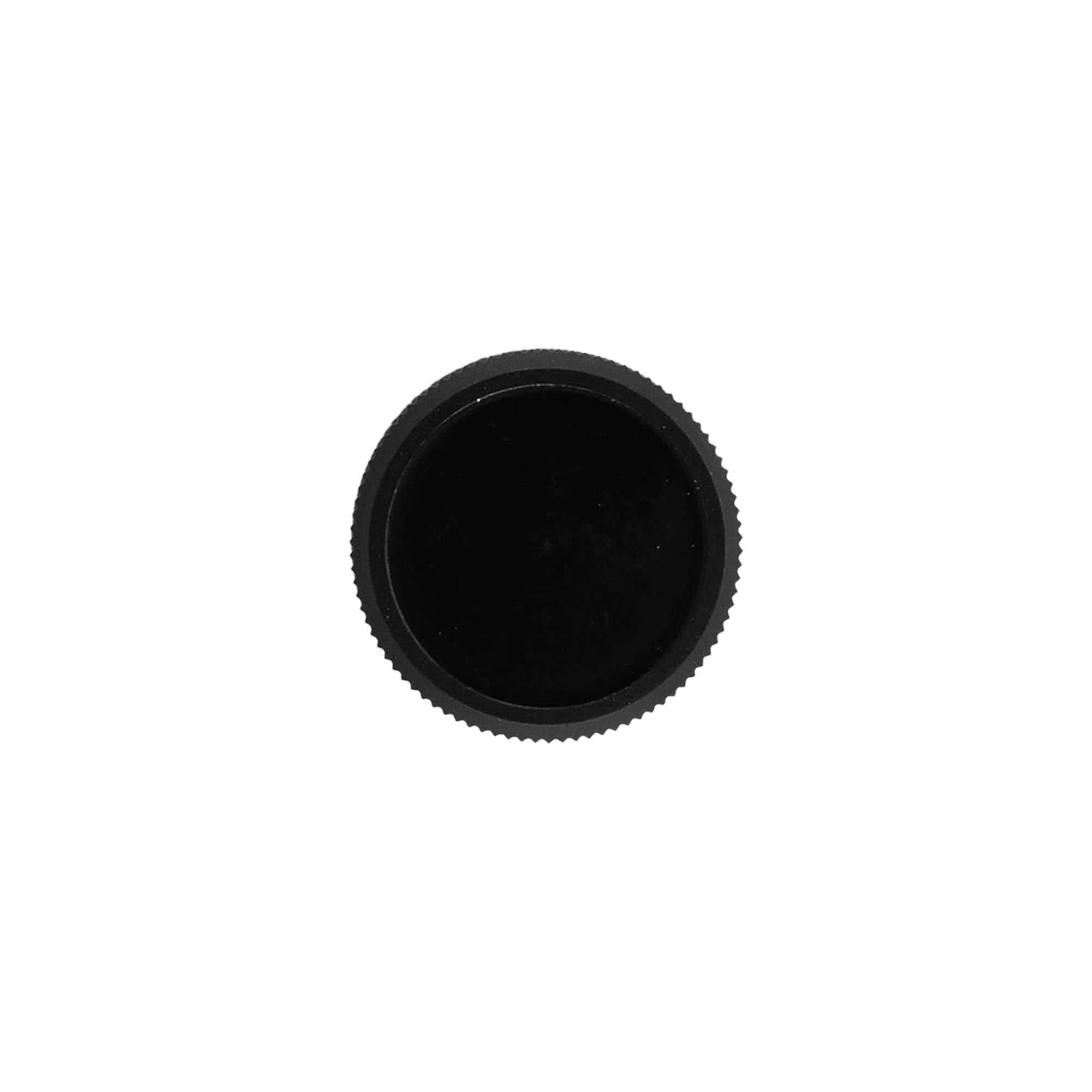 DOP-originaliteitszegel met schenktuit, PE-kunststof, zwart DOP-originaliteitszegel met schenktuit, PE-kunststof, zwart