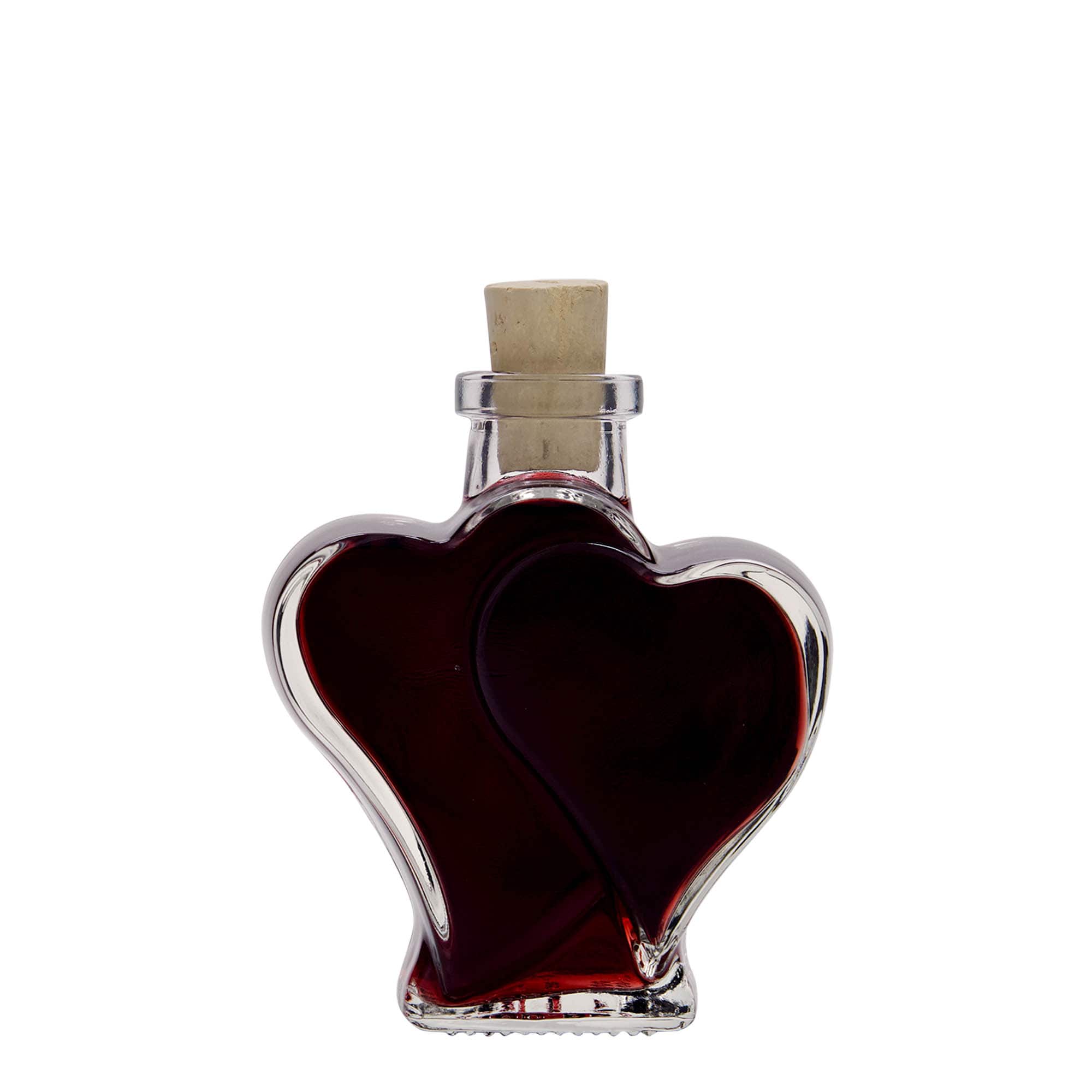 200 ml glazen fles 'Doppelherz', opening: kurk