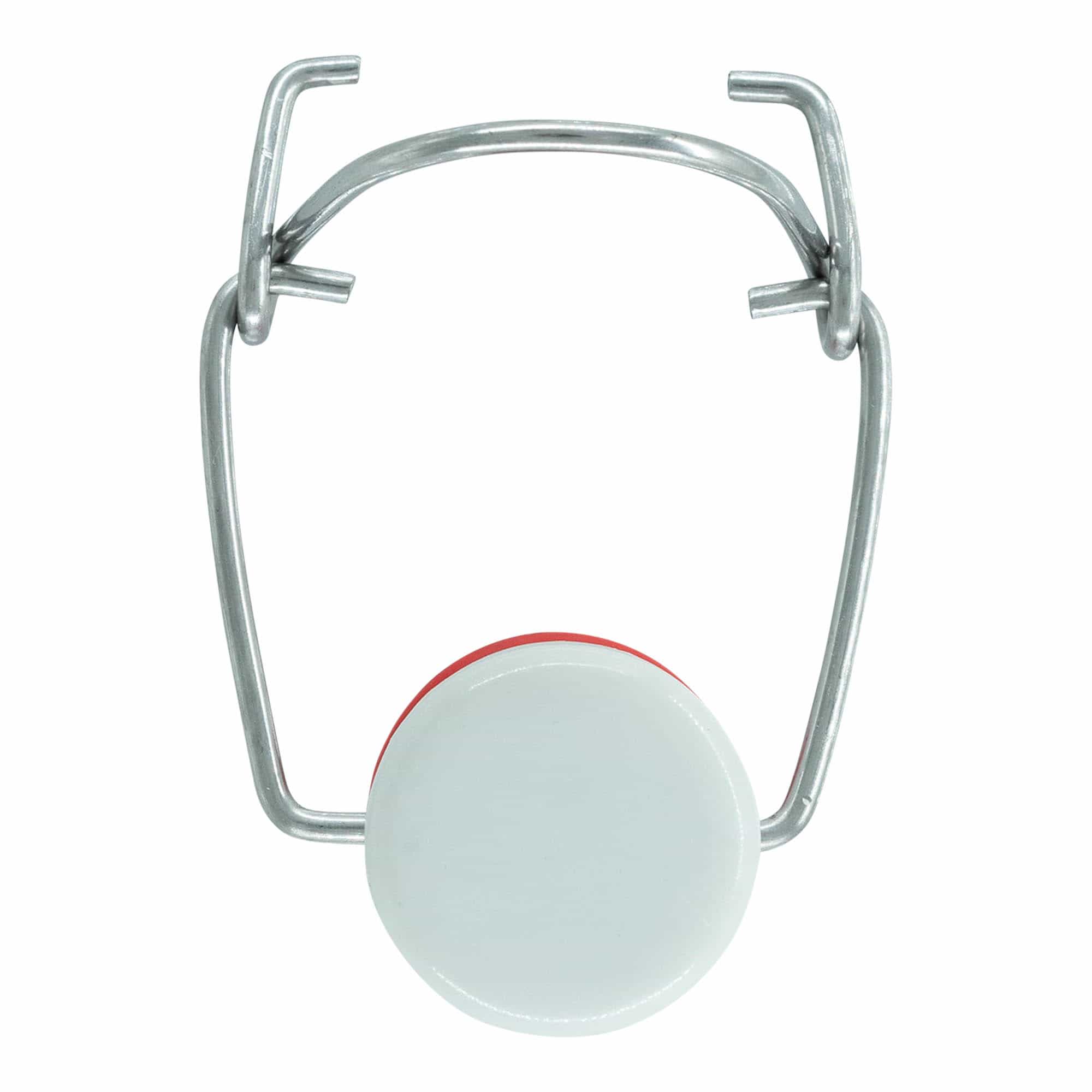 Beugelvergrendeling speciale maat, kunststof, rood-wit