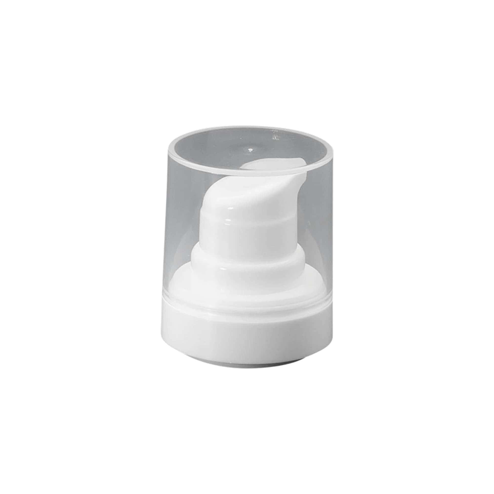 Airless Dispenser Pompkop 'Micro', PP-kunststof, wit