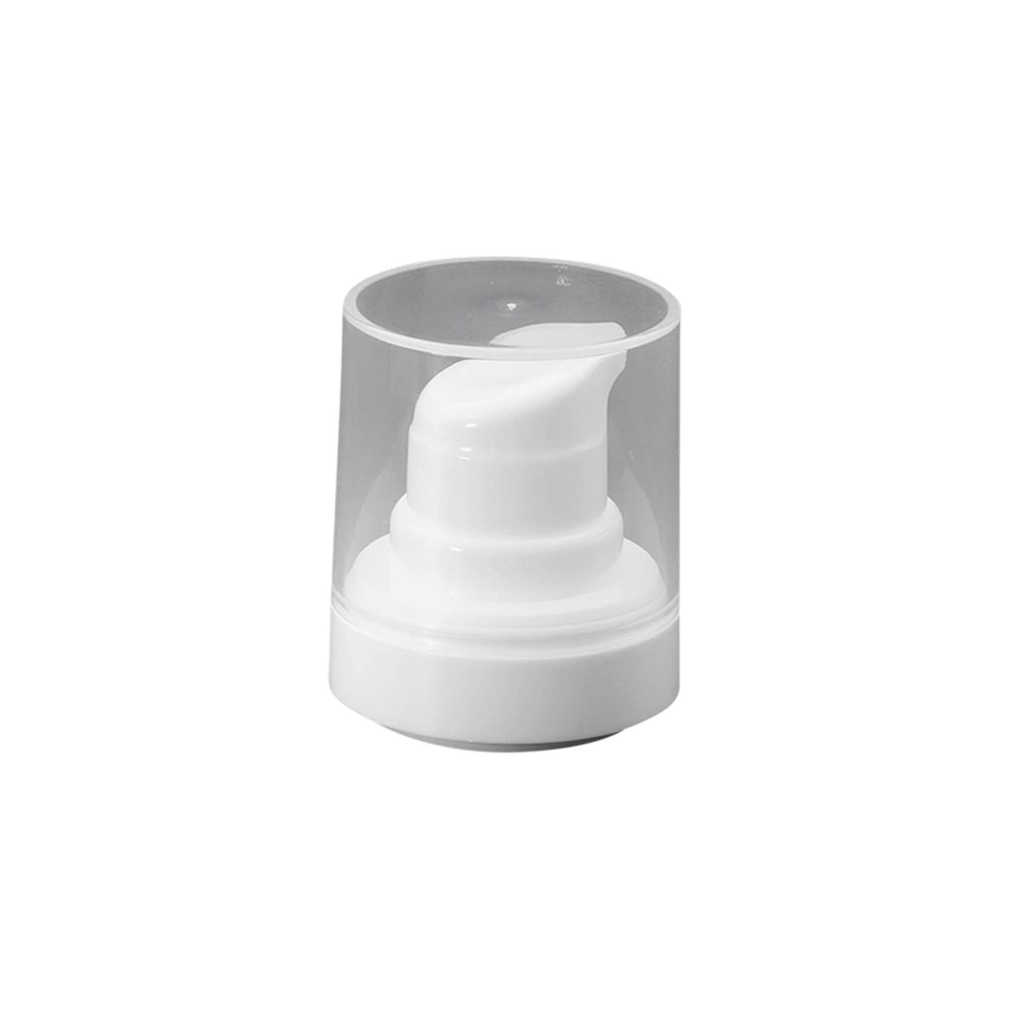 Airless Dispenser Pompkop 'Micro', PP-kunststof, wit