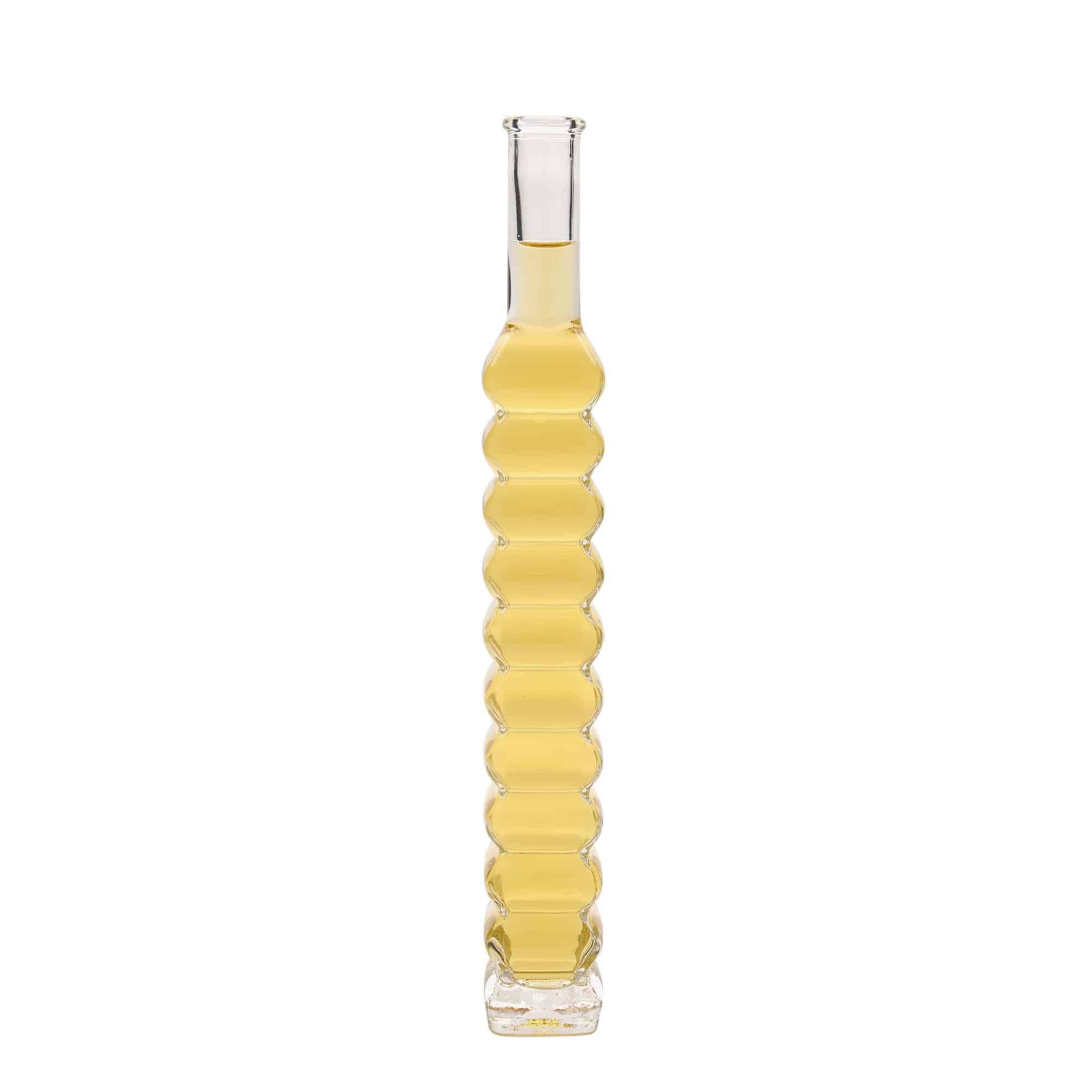 200 ml glazen fles 'Roma, vierkant, opening: kurk'