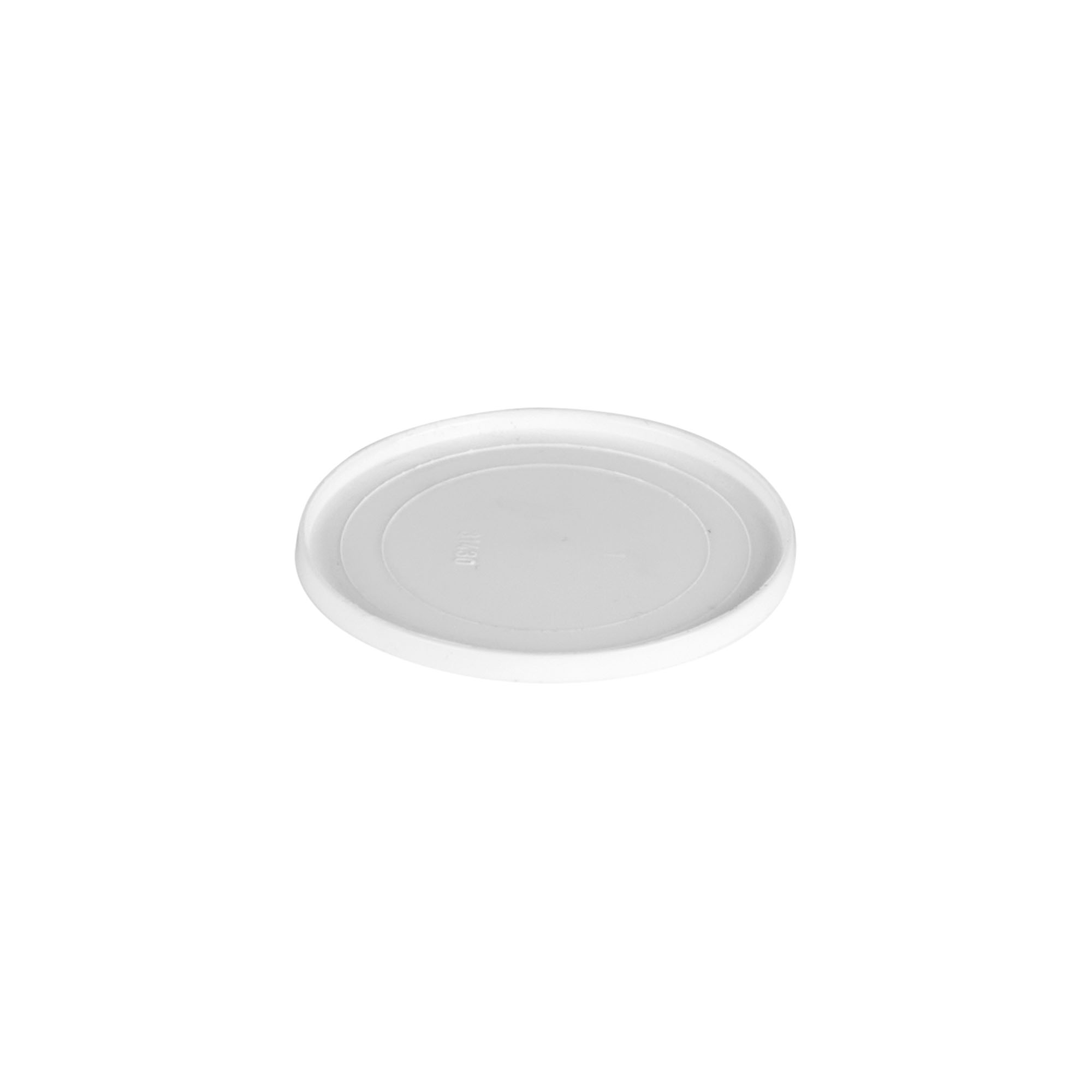 Afdekschijf voor 30 ml 'Bianca', PP-kunststof, wit