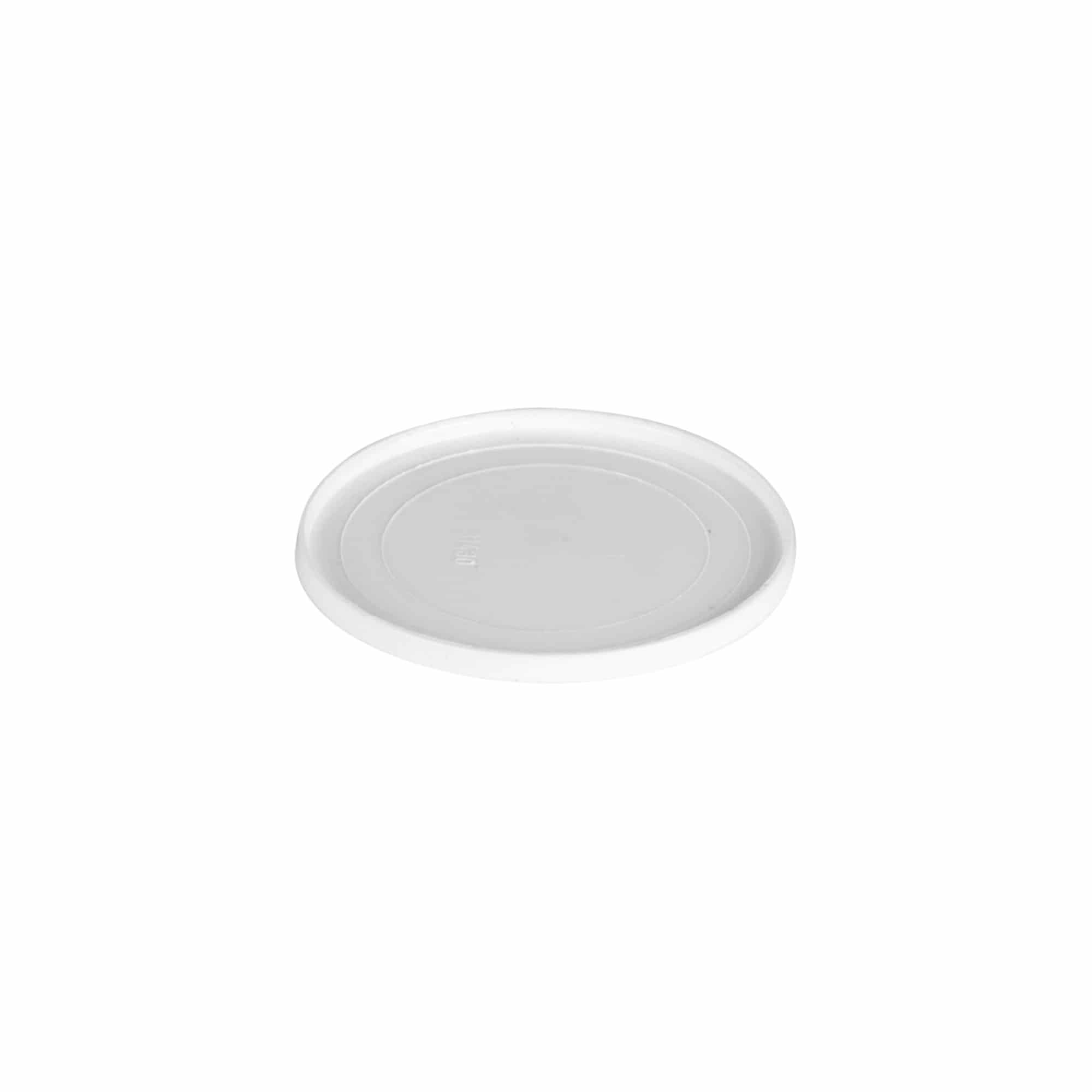 Afdekschijf voor 30 ml 'Bianca', PP-kunststof, wit