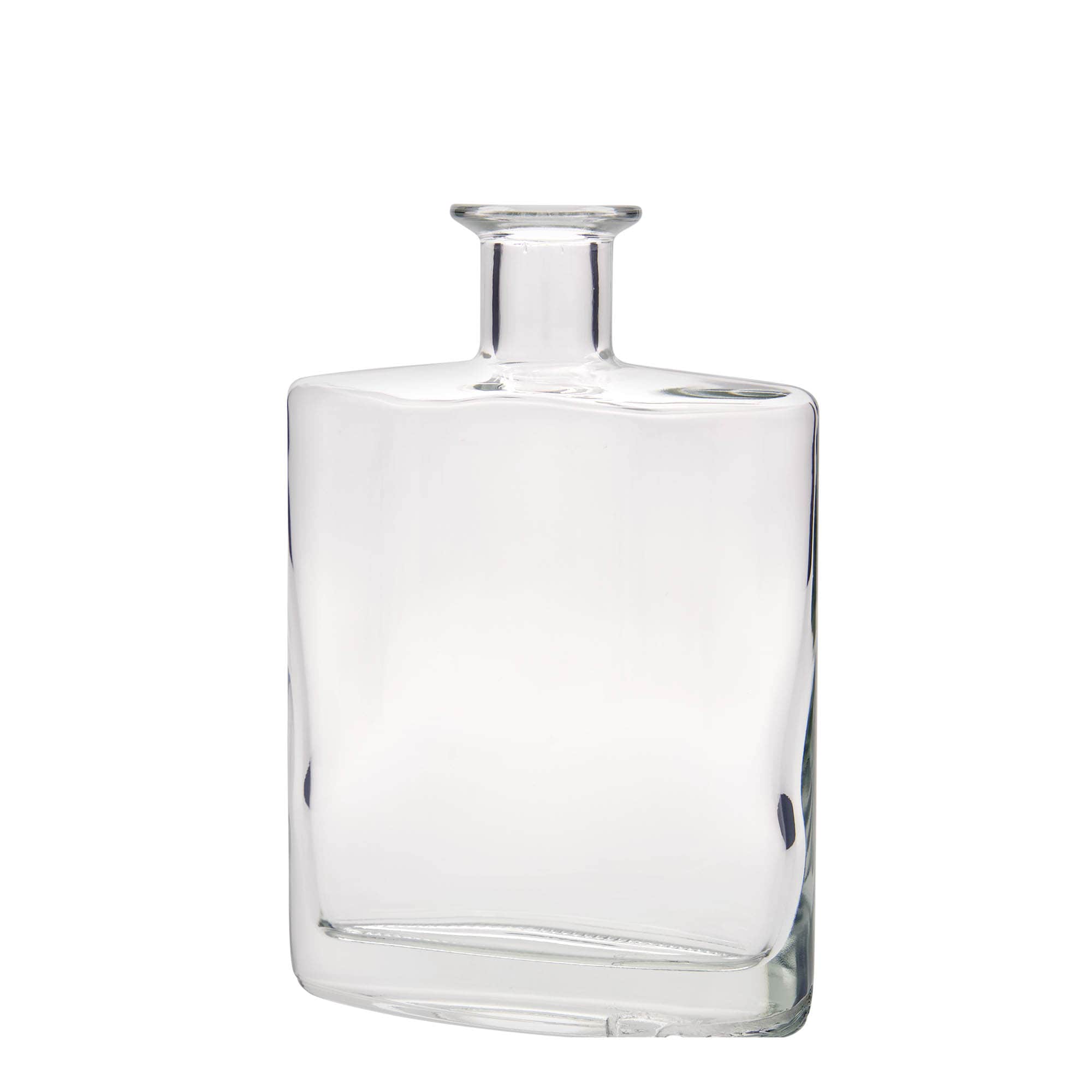 700 ml glazen fles 'Zorbas', ovaal, opening: kurk