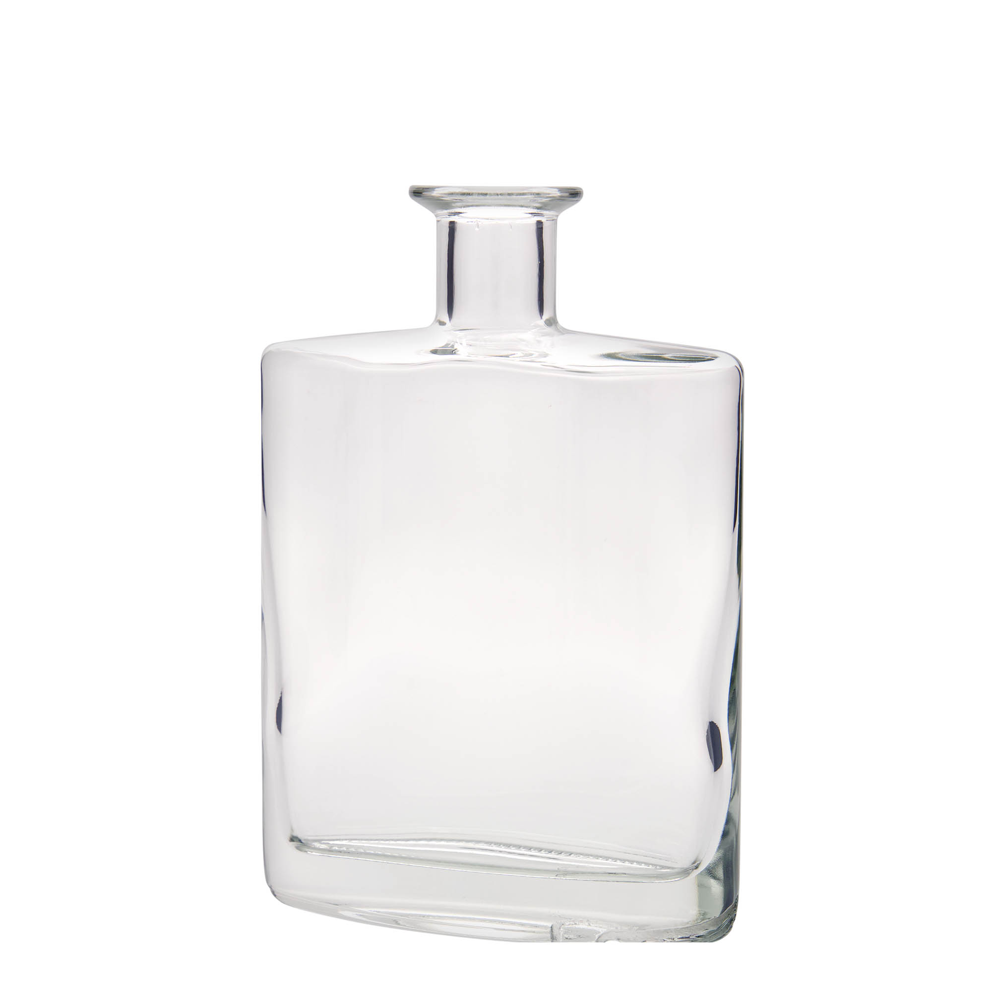 700 ml glazen fles 'Zorbas', ovaal, opening: kurk