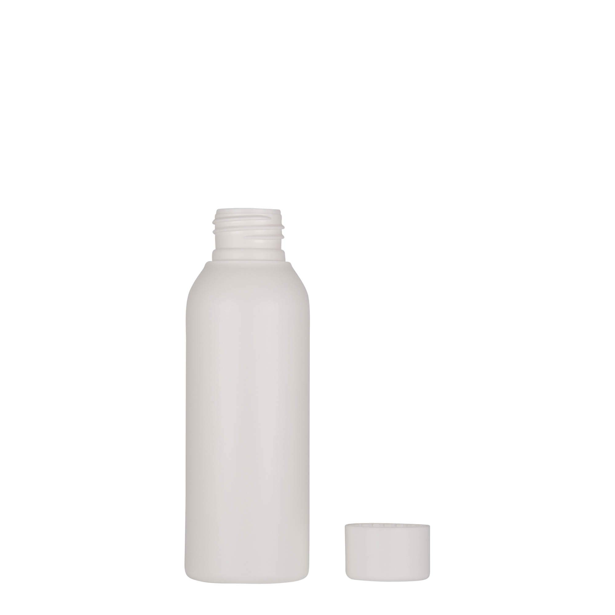 100 ml kunststoffles 'Tuffy', HDPE, wit, hals: 24/410