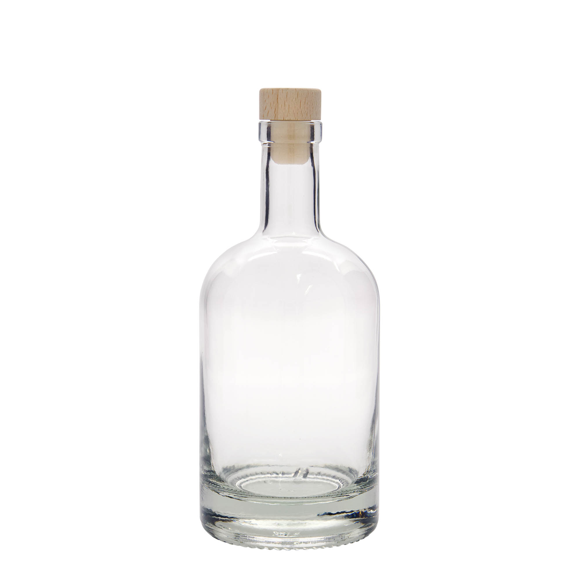 500 ml glazen fles 'First Class', opening: kurk 500 ml glazen fles 'First Class', opening: kurk