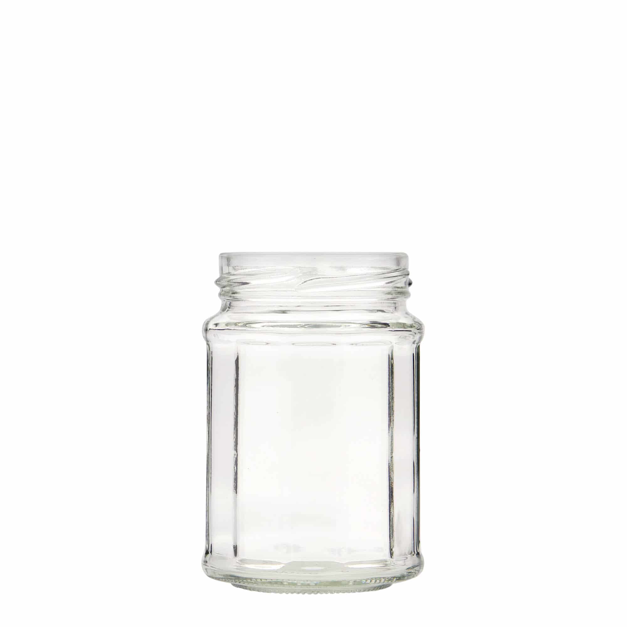 Polygonale pot, 192 ml, twaalfhoekig, monding: twist-off (TO 58) Polygonale pot, 192 ml, twaalfhoekig, monding: twist-off (TO 58)
