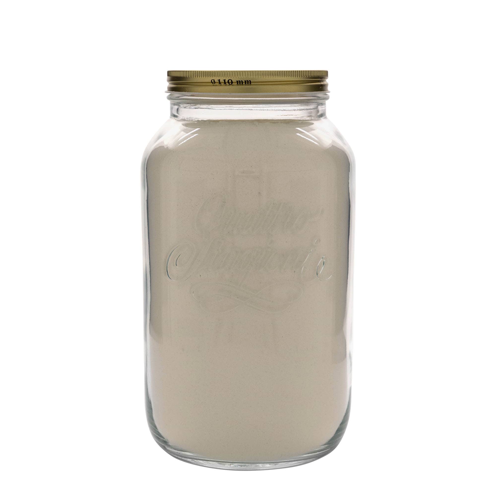 3.800 ml glas 'Quattro Stagioni', opening: schroefdop