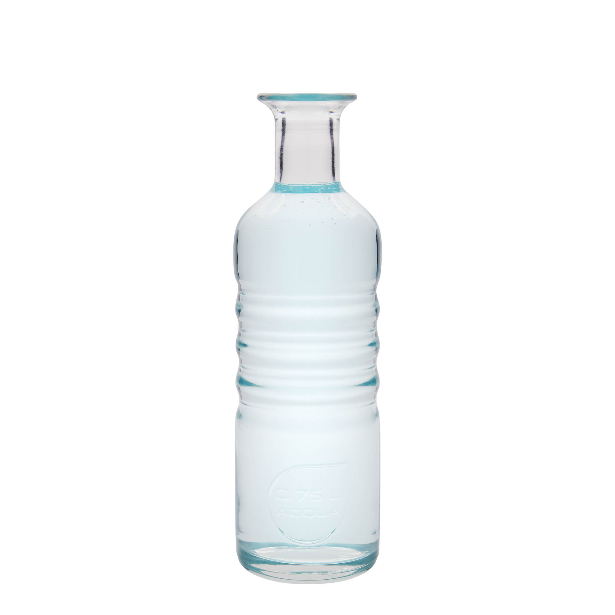750 ml glazen fles 'Optima Acqua', hals: kurk