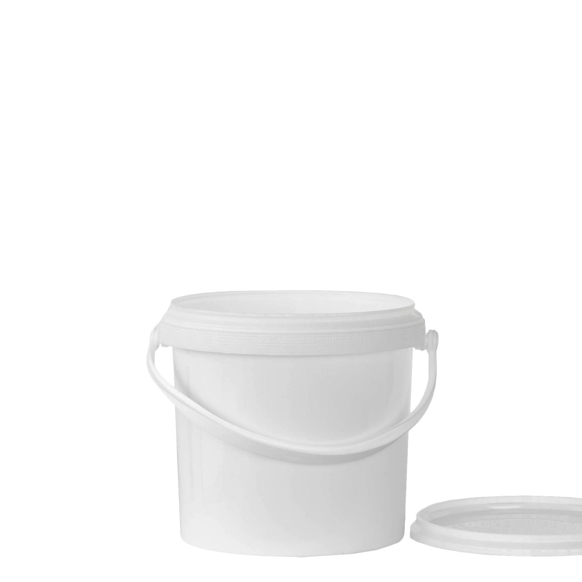 2,5 l emmer, PP-kunststof, wit 2,5 l emmer, PP-kunststof, wit