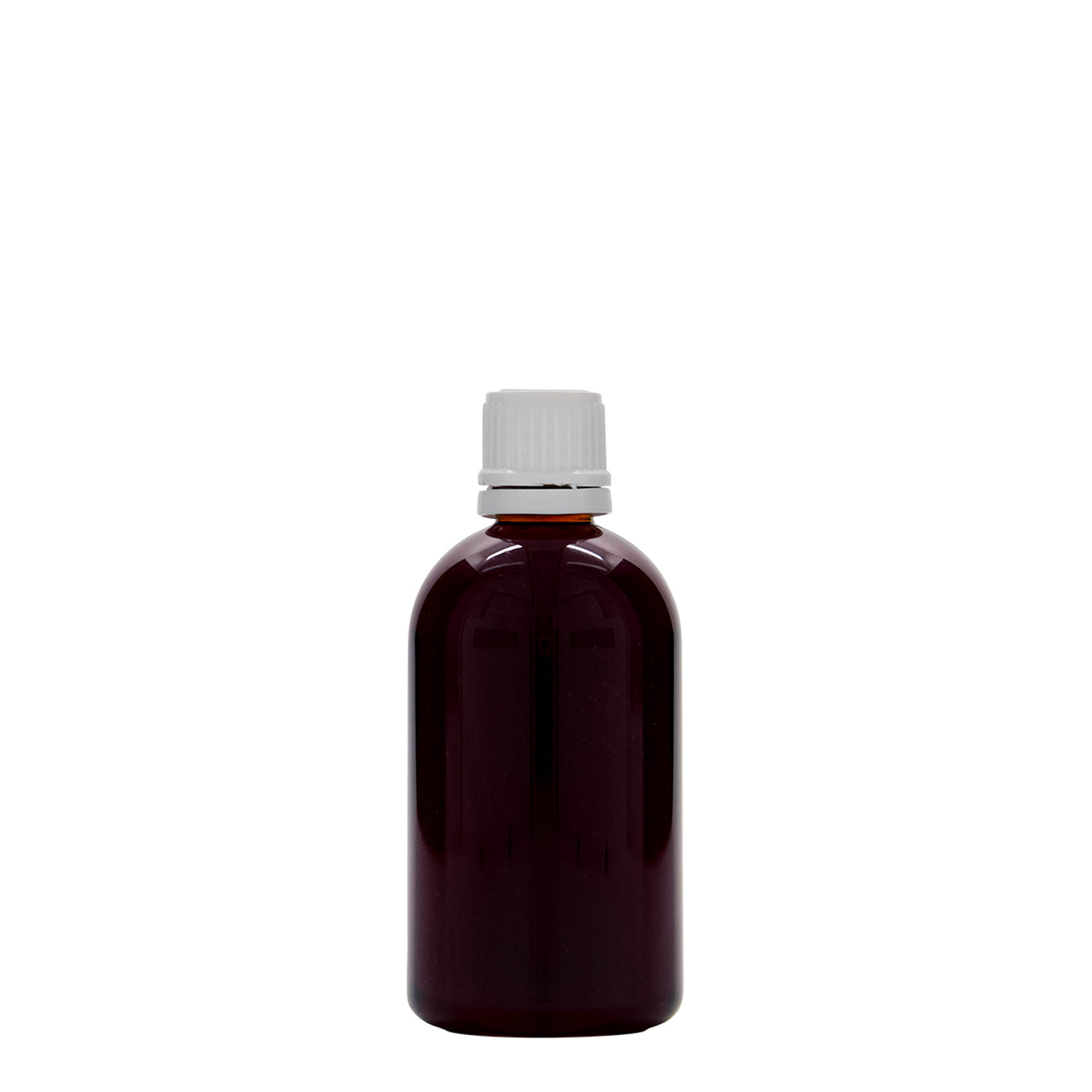 100 ml PET-medicijnfles 'Easy Living', kunststof, opening: DIN 18