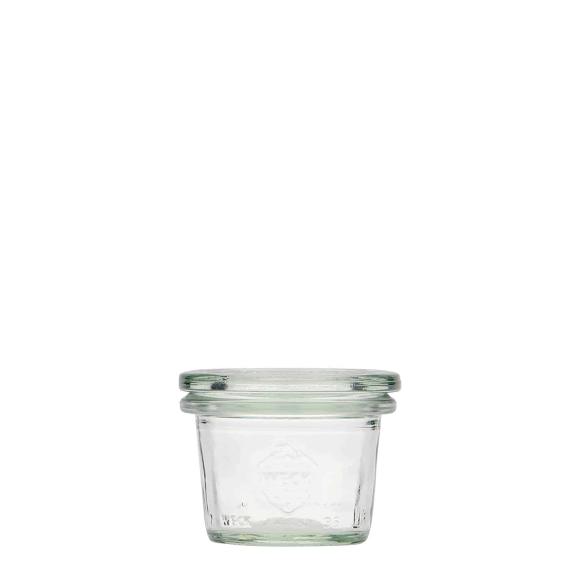 WECK-stortglas, 35 ml, monding: ronde rand